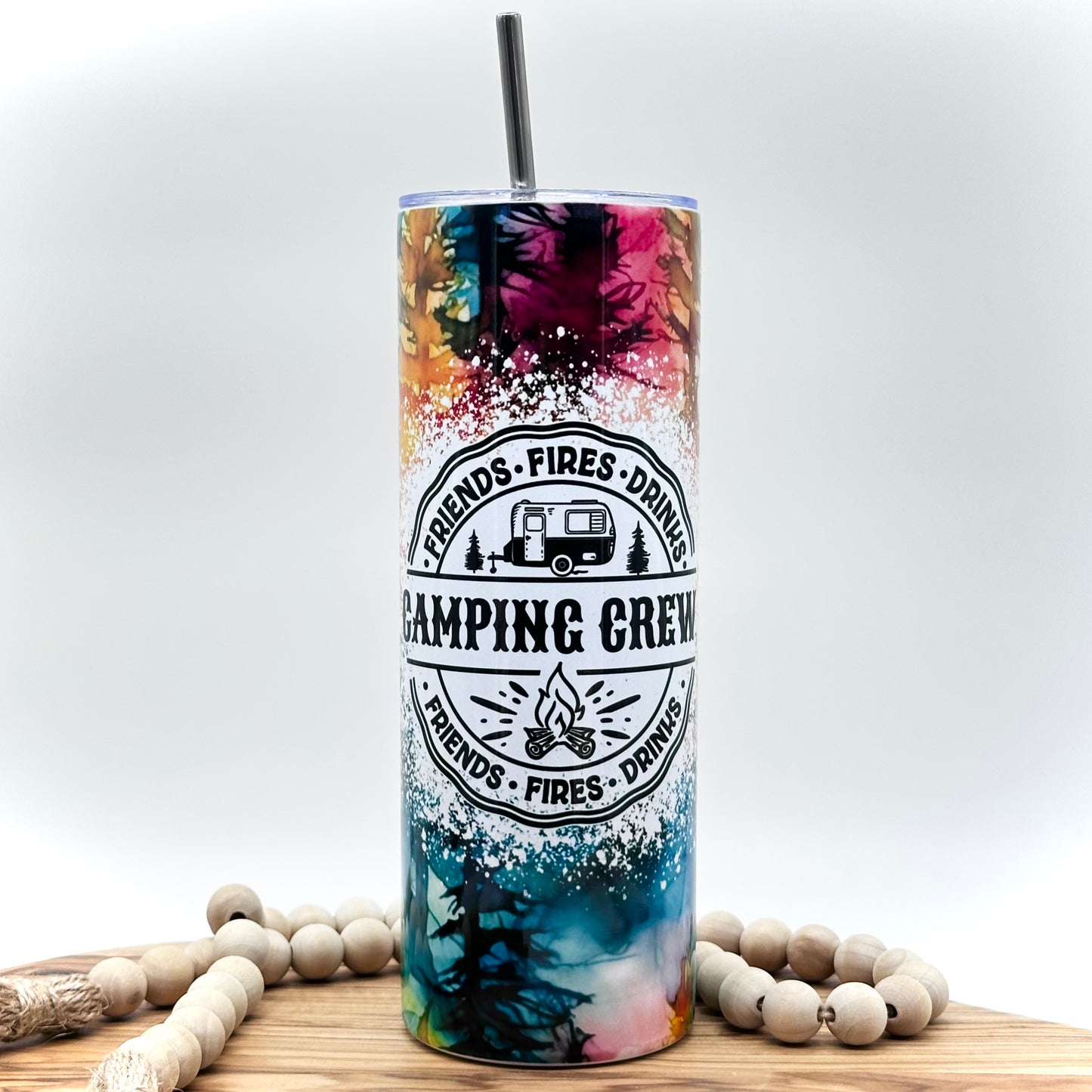 Insulated 20oz Camping Crew Tumbler