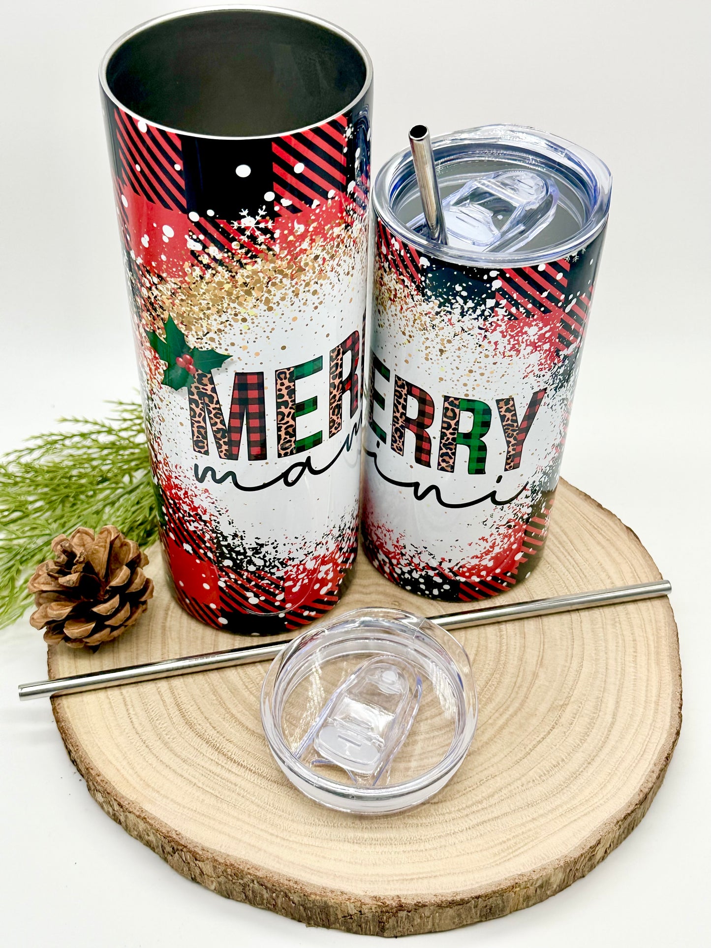 Christmas Mama and Mini Tumblers