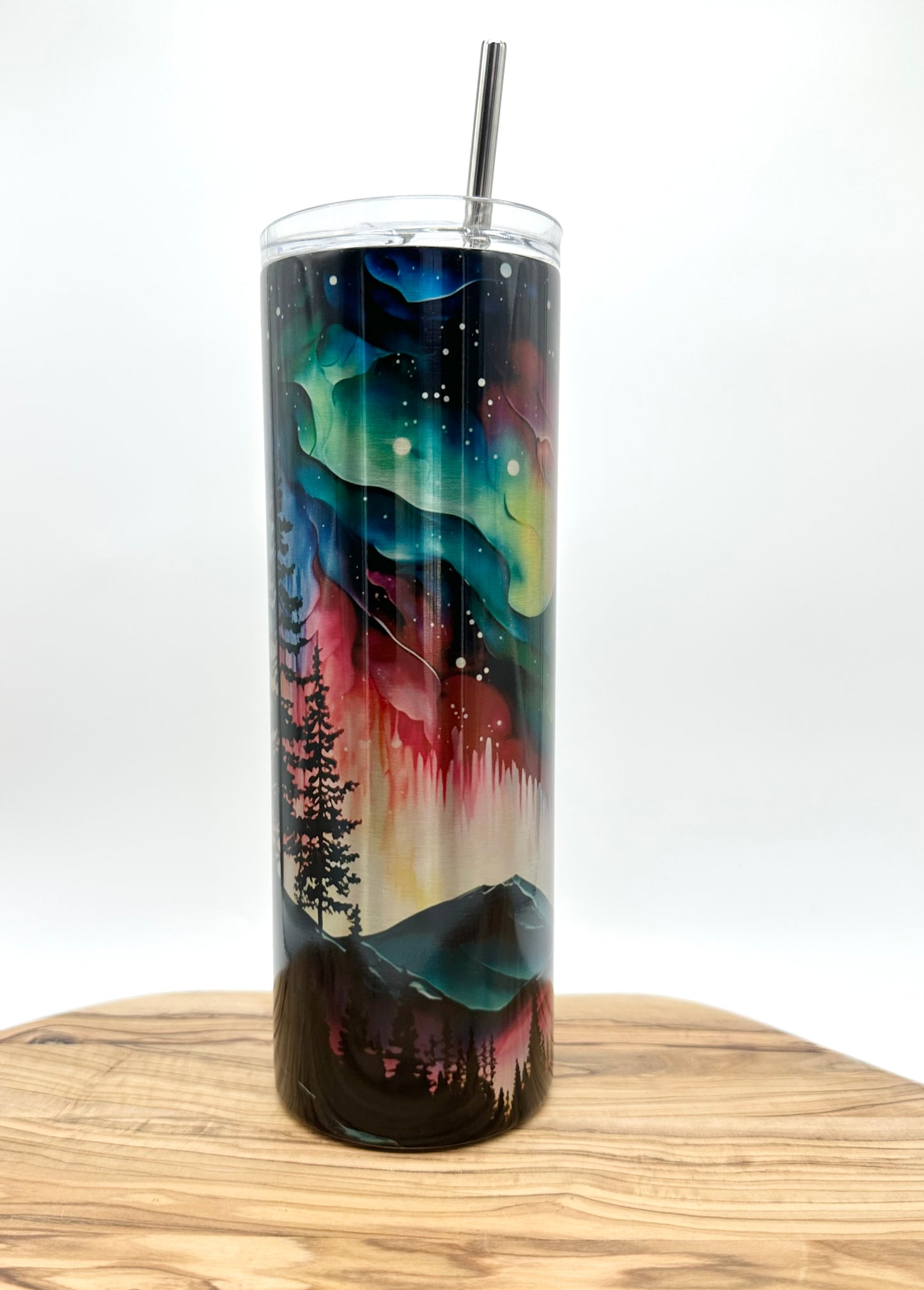 Northern Lights Stainless Steel Tumbler