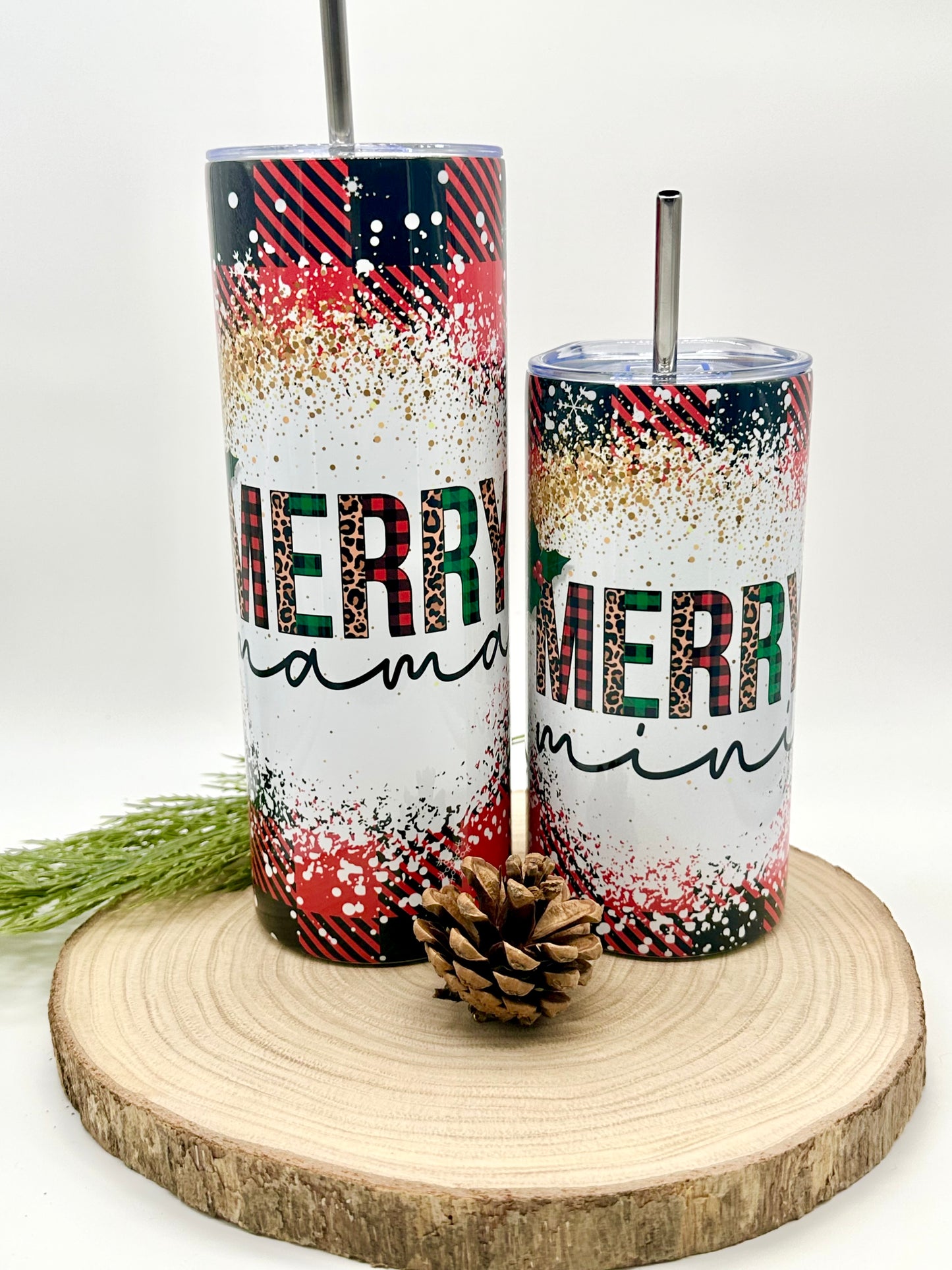 Christmas Mama and Mini Tumblers