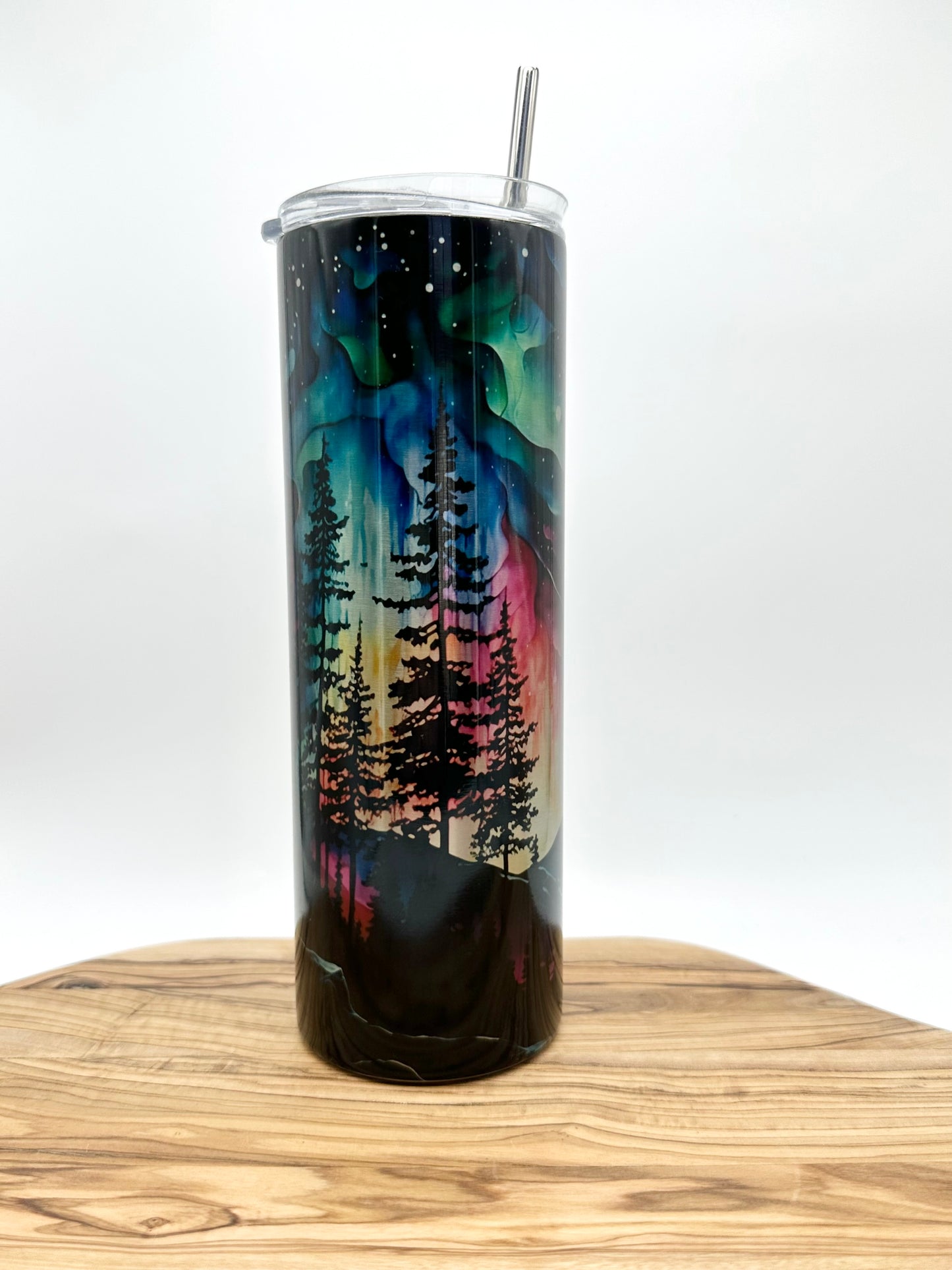 Northern Lights Stainless Steel Tumbler