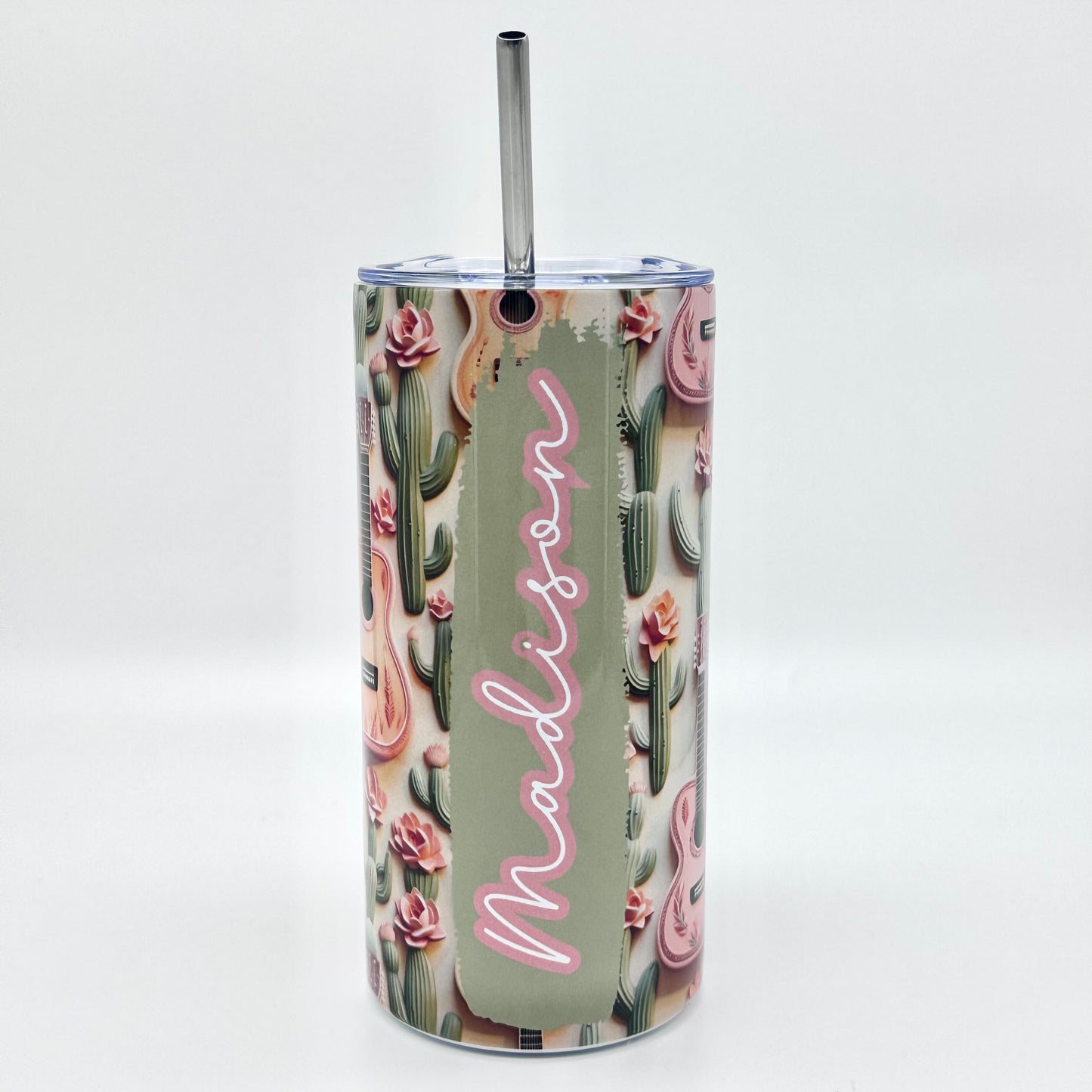 Personalized Kids Guitar Tumbler