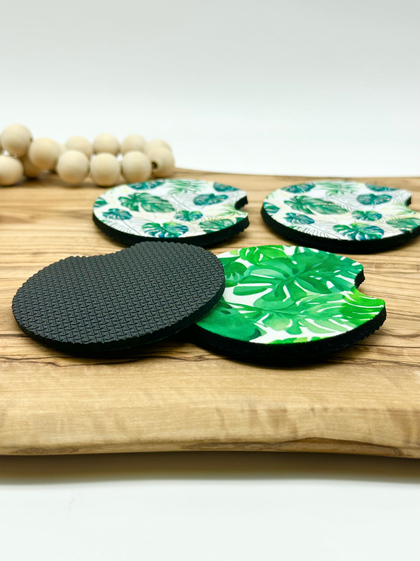Monstera Leaf Car Coasters