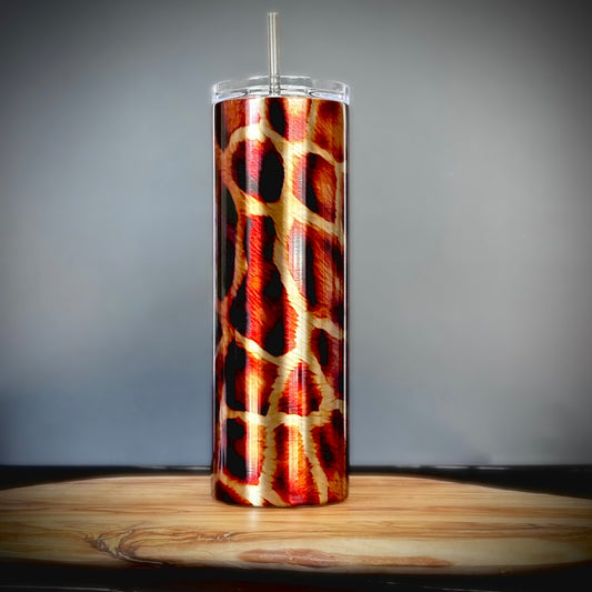Giraffe Print Tumbler