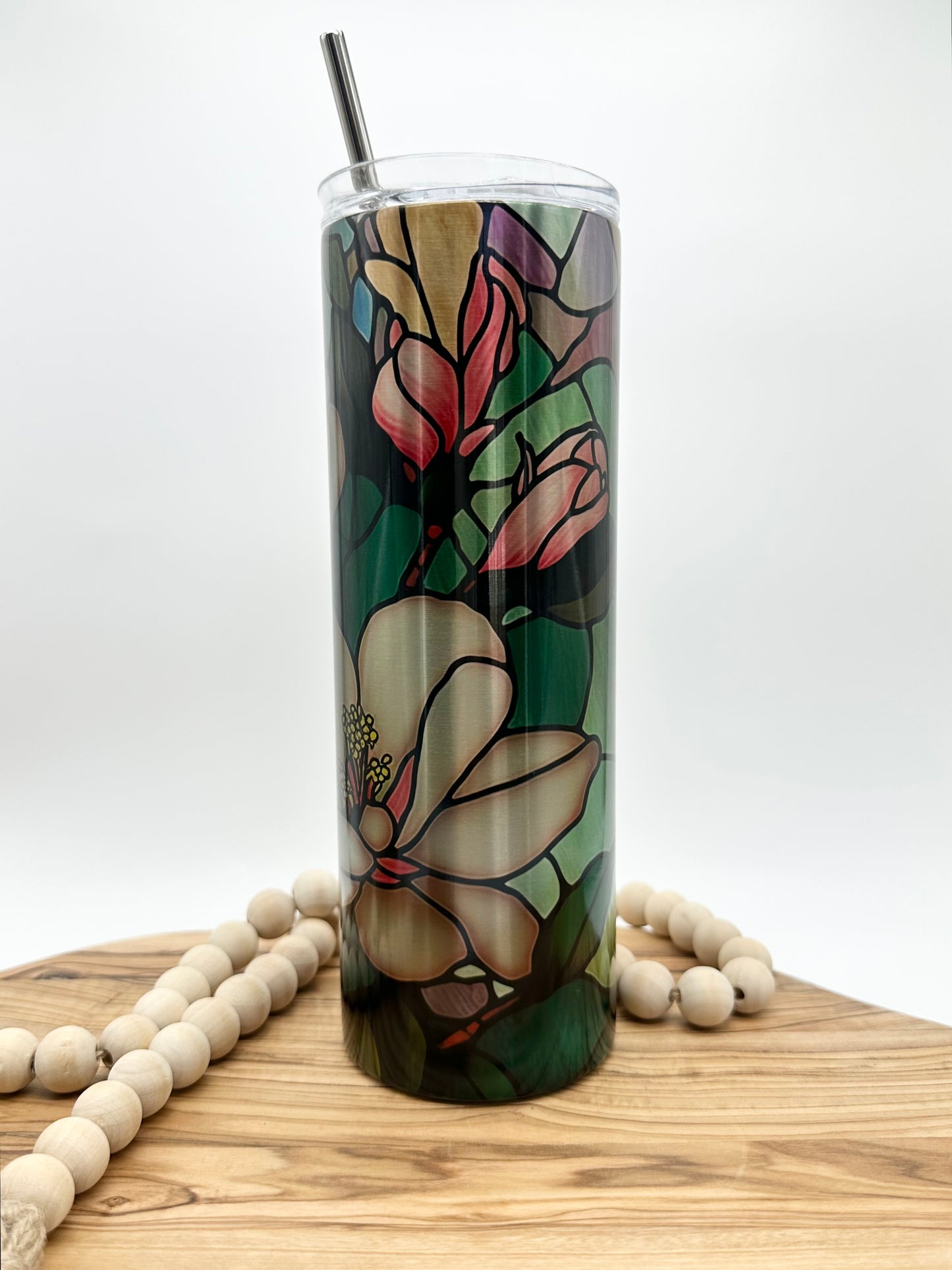 Magnolia Stainless Steel Tumbler