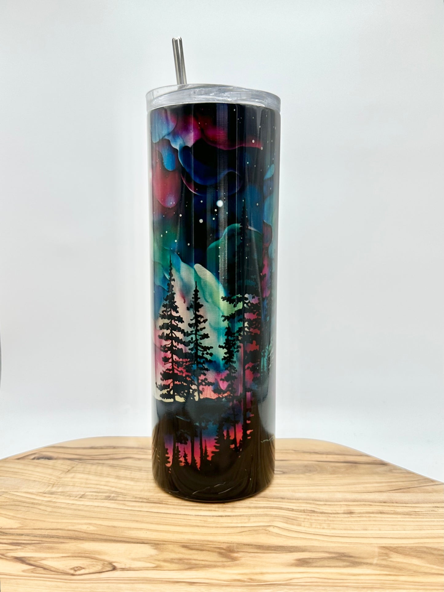 Northern Lights Stainless Steel Tumbler