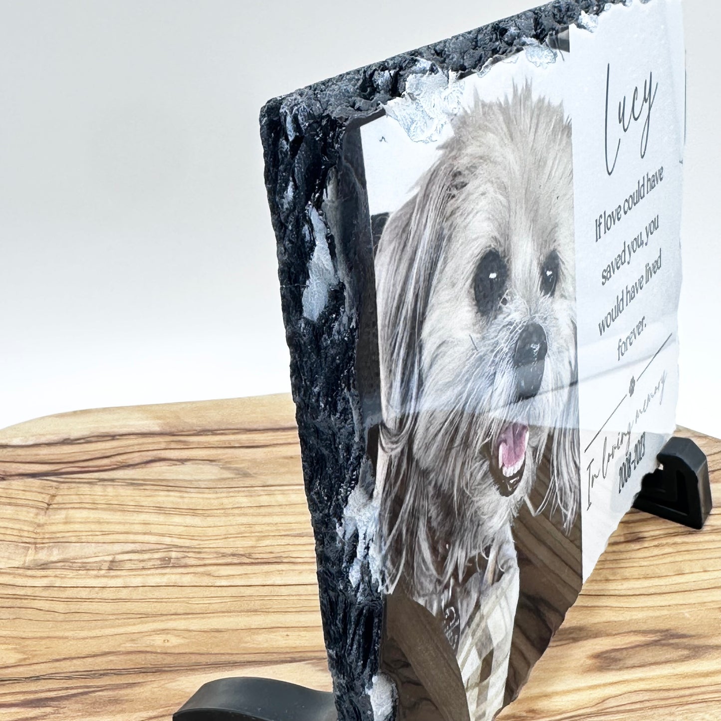 Pet Memorial Photo Slate