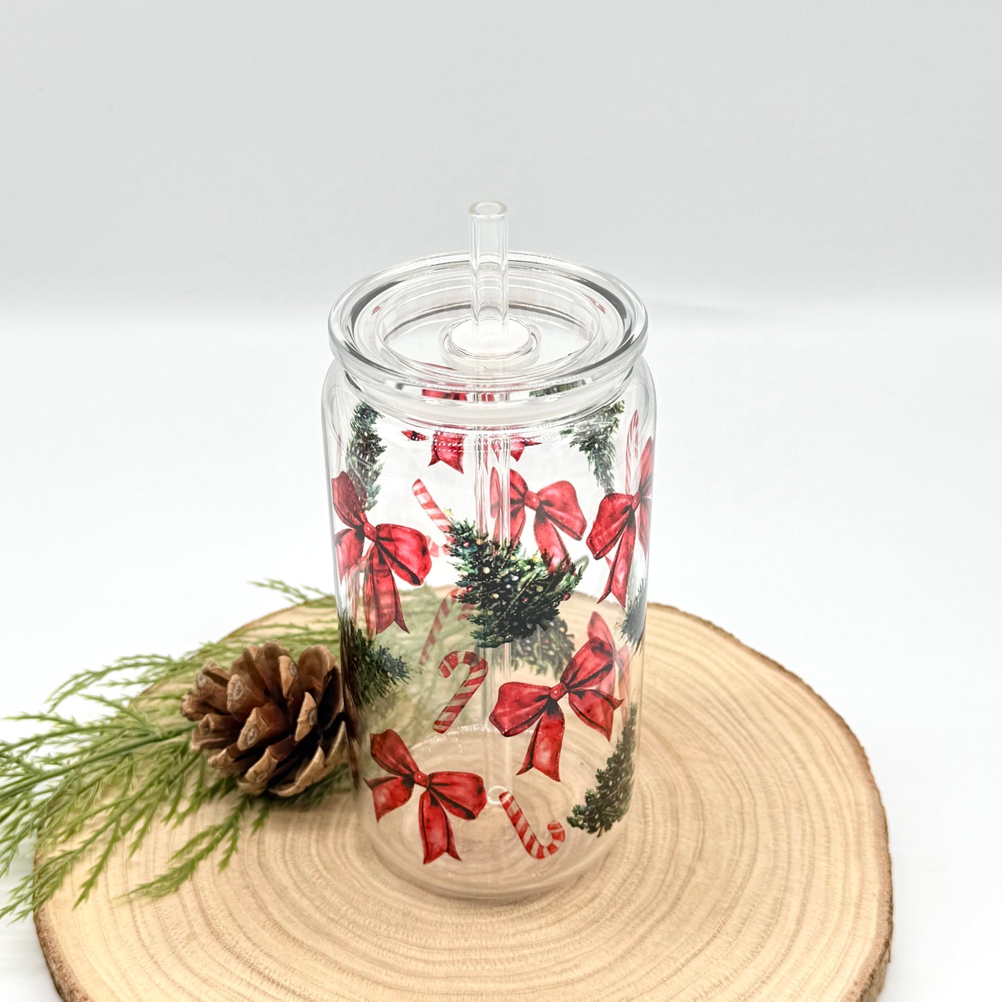 Plastic Lids for 16oz Glass Can Cups | Replacement Glass Cup Lids in 10 Colors