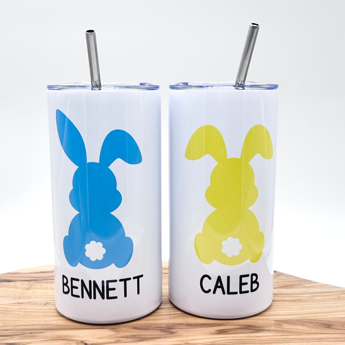 Kids Personalized Easter Bunny Tumblers