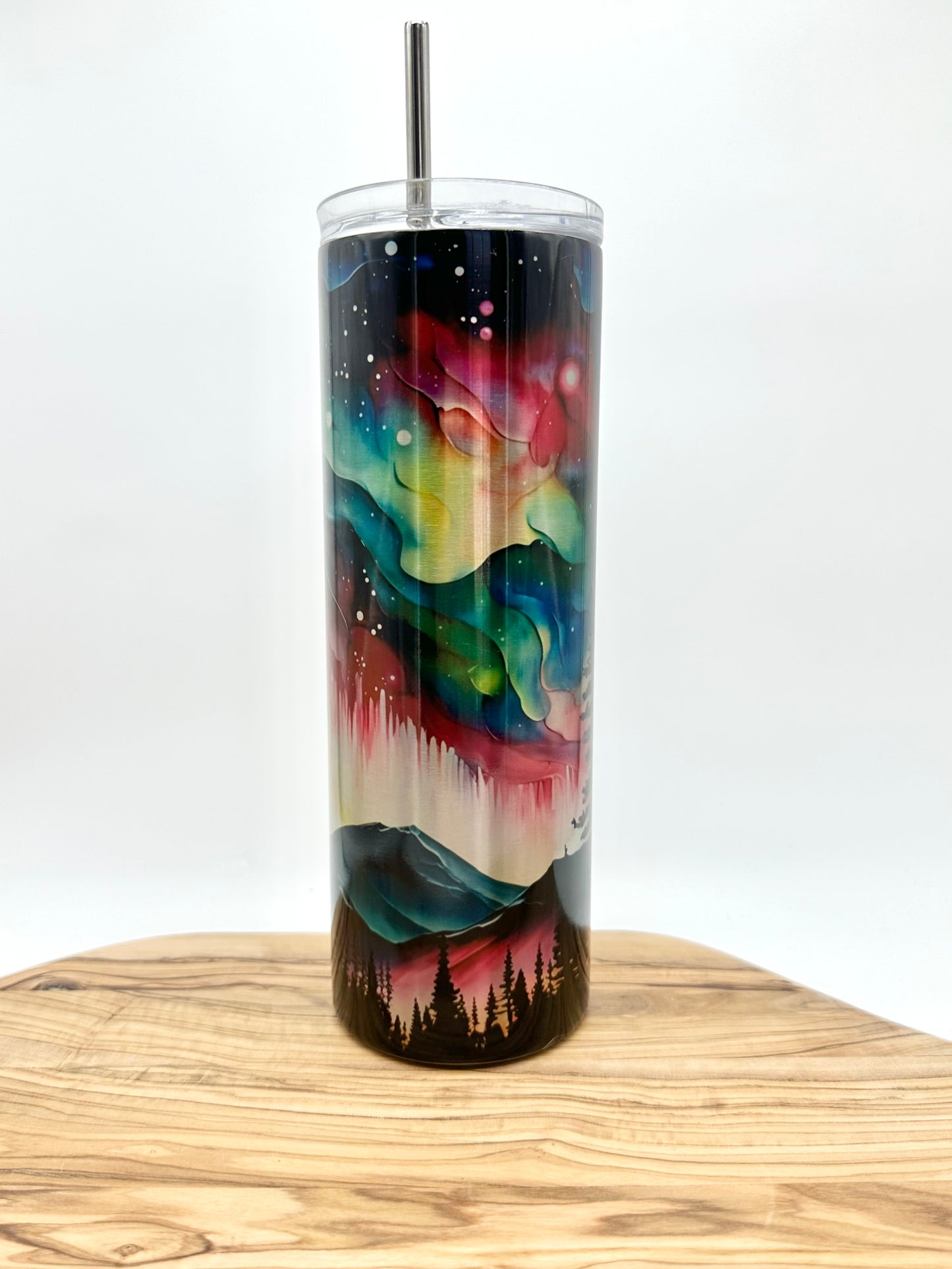 Northern Lights Stainless Steel Tumbler