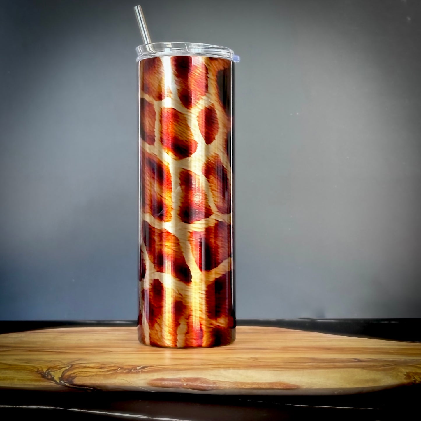 Giraffe Print Tumbler