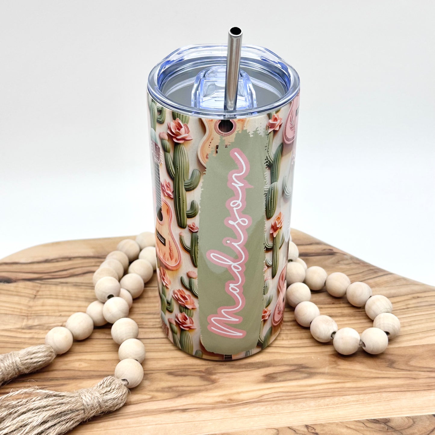 Personalized Kids Guitar Tumbler