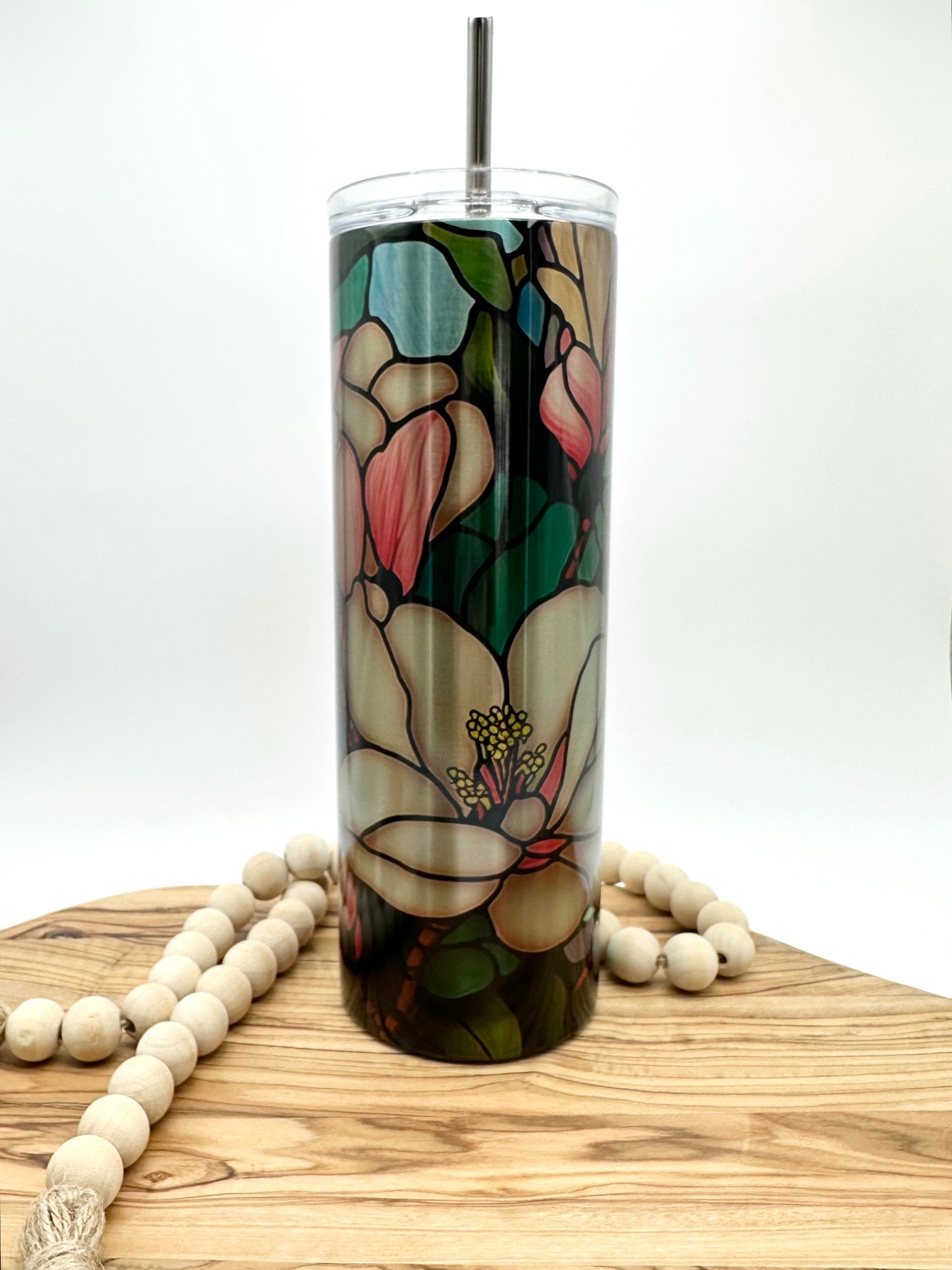 Magnolia Stainless Steel Tumbler