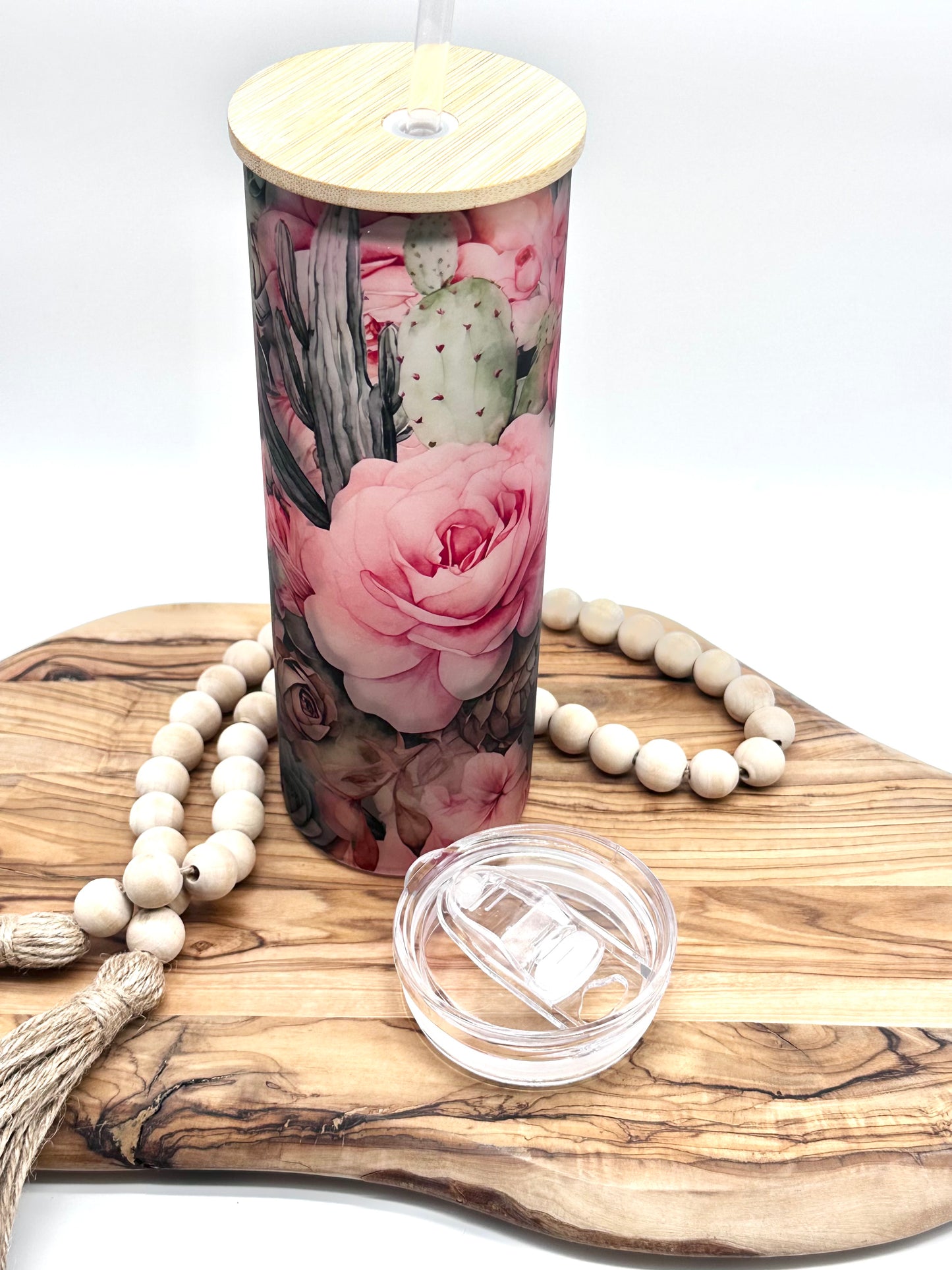 20oz Floral Cactus Tumbler