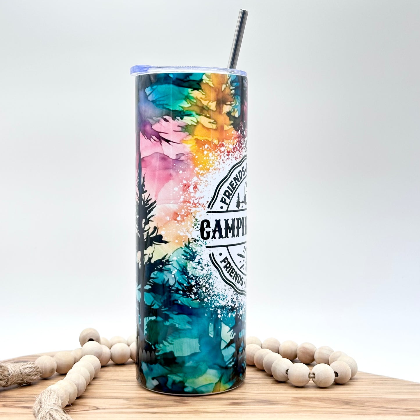 Insulated 20oz Camping Crew Tumbler