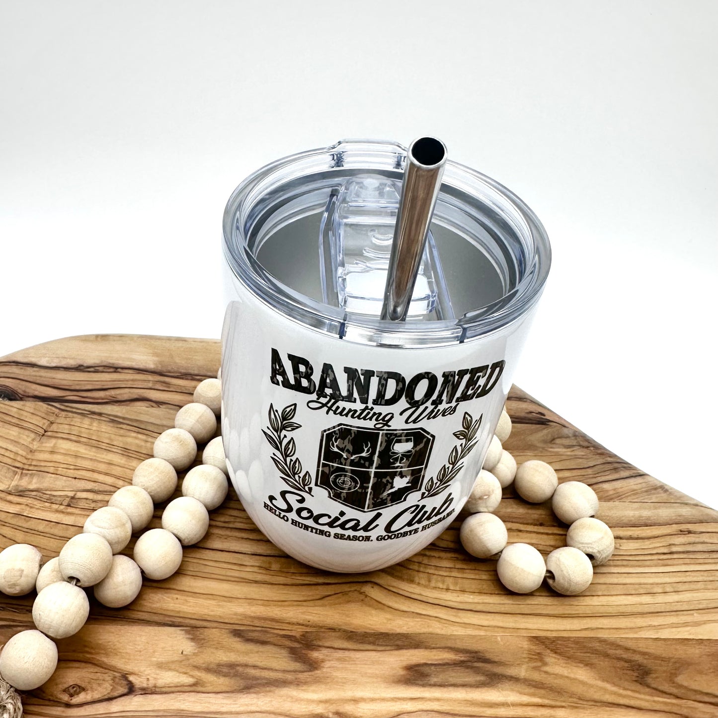 Hunting Wives Insulated Wine Glass