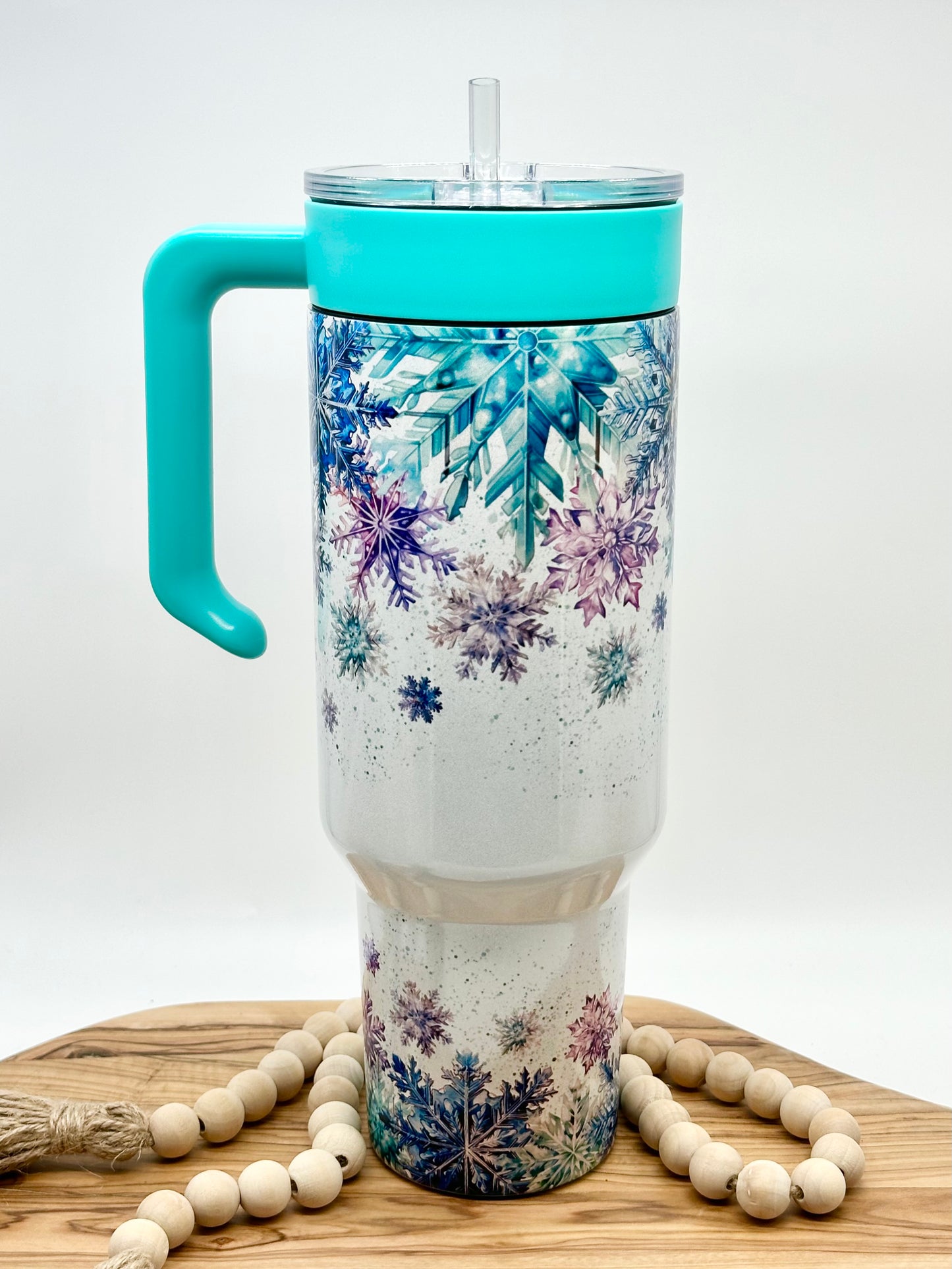 40oz Snowflake Tumbler