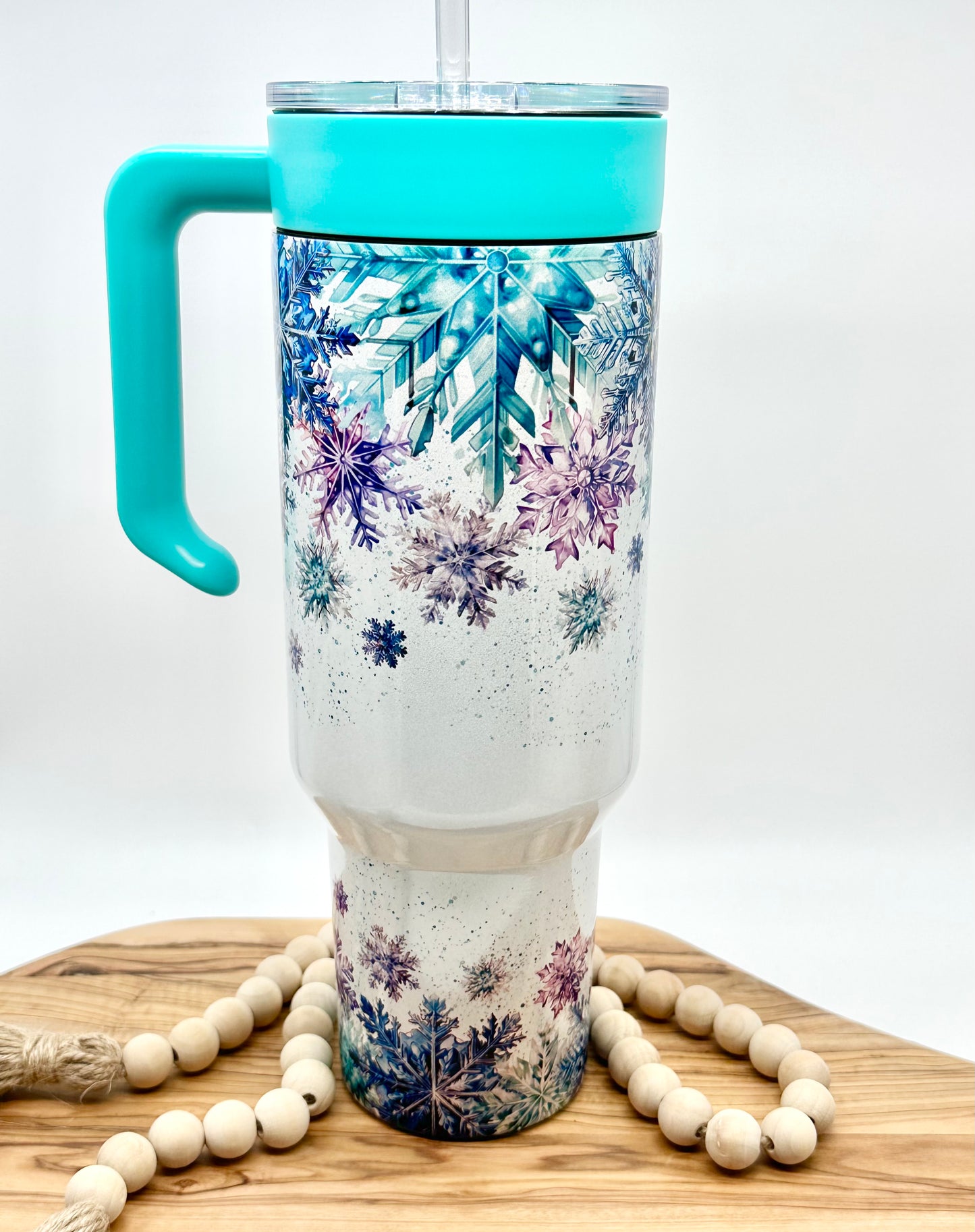 40oz Snowflake Tumbler