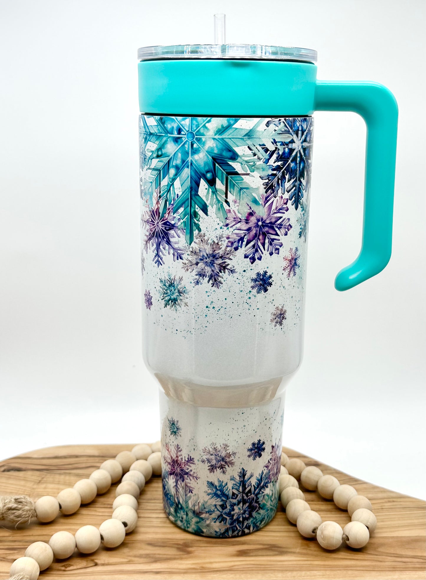 40oz Snowflake Tumbler