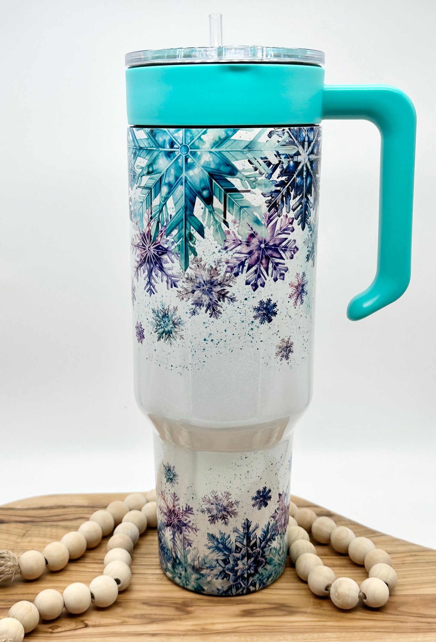 40oz Snowflake Tumbler