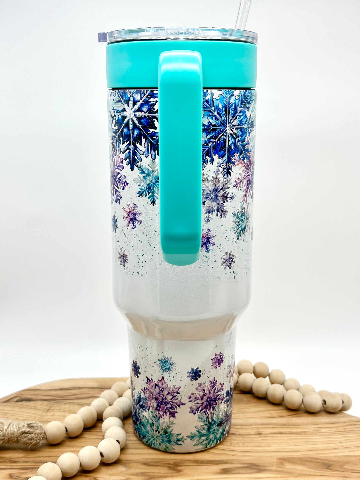 40oz Snowflake Tumbler