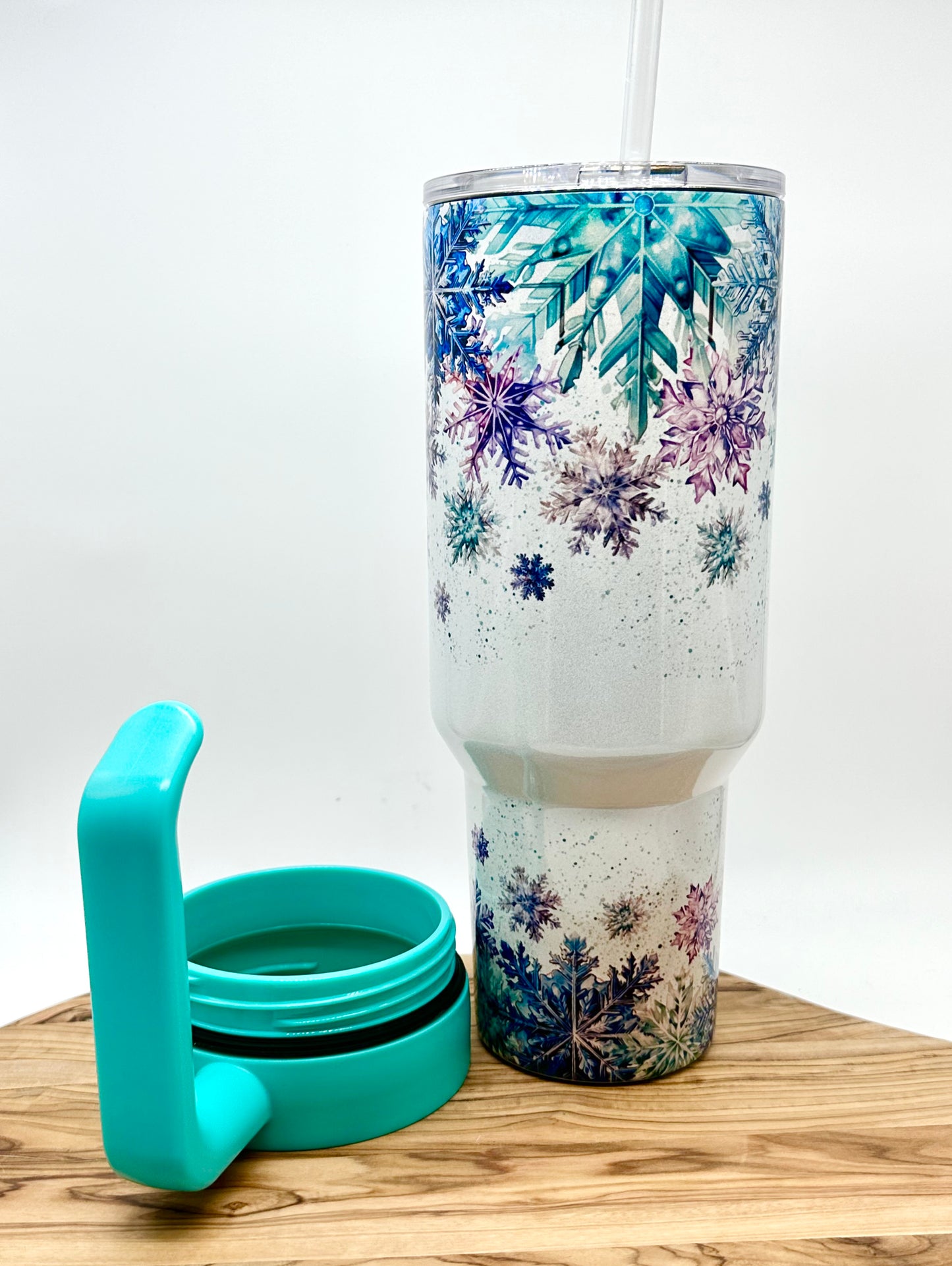 40oz Snowflake Tumbler