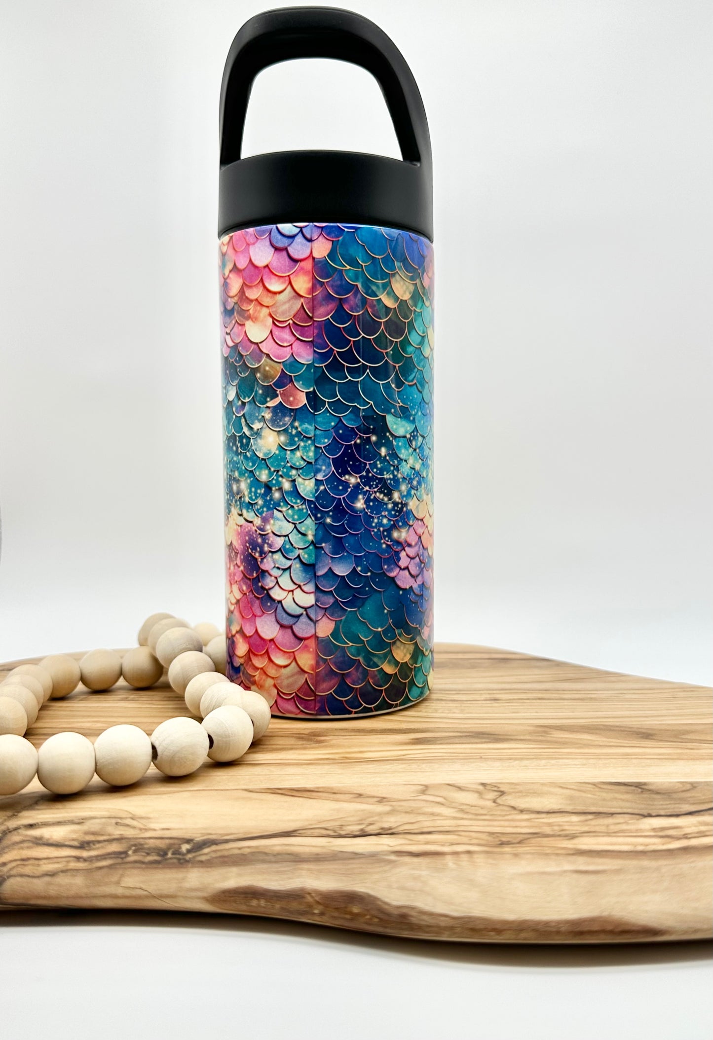 Kids Personalized Mermaid 16oz Water Bottle