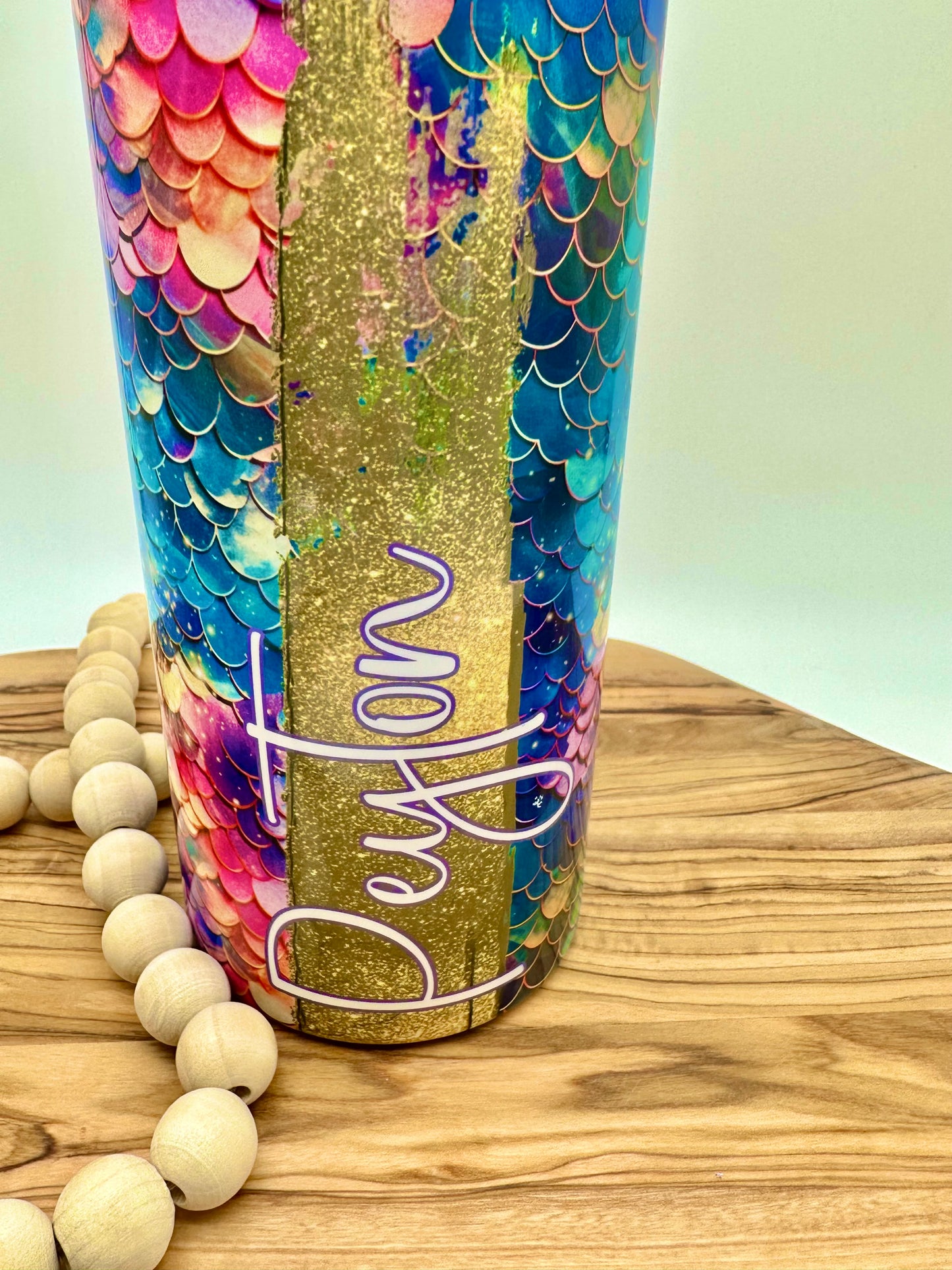Kids Personalized Mermaid 16oz Water Bottle
