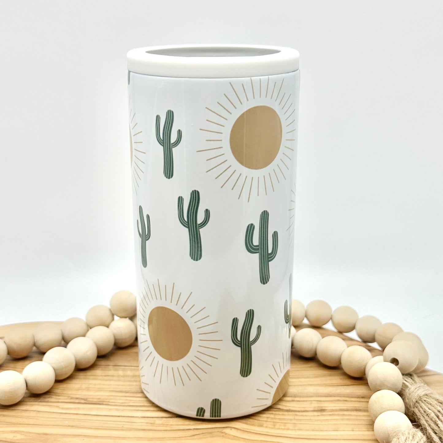 Cactus Sun Insulated Can Cooler