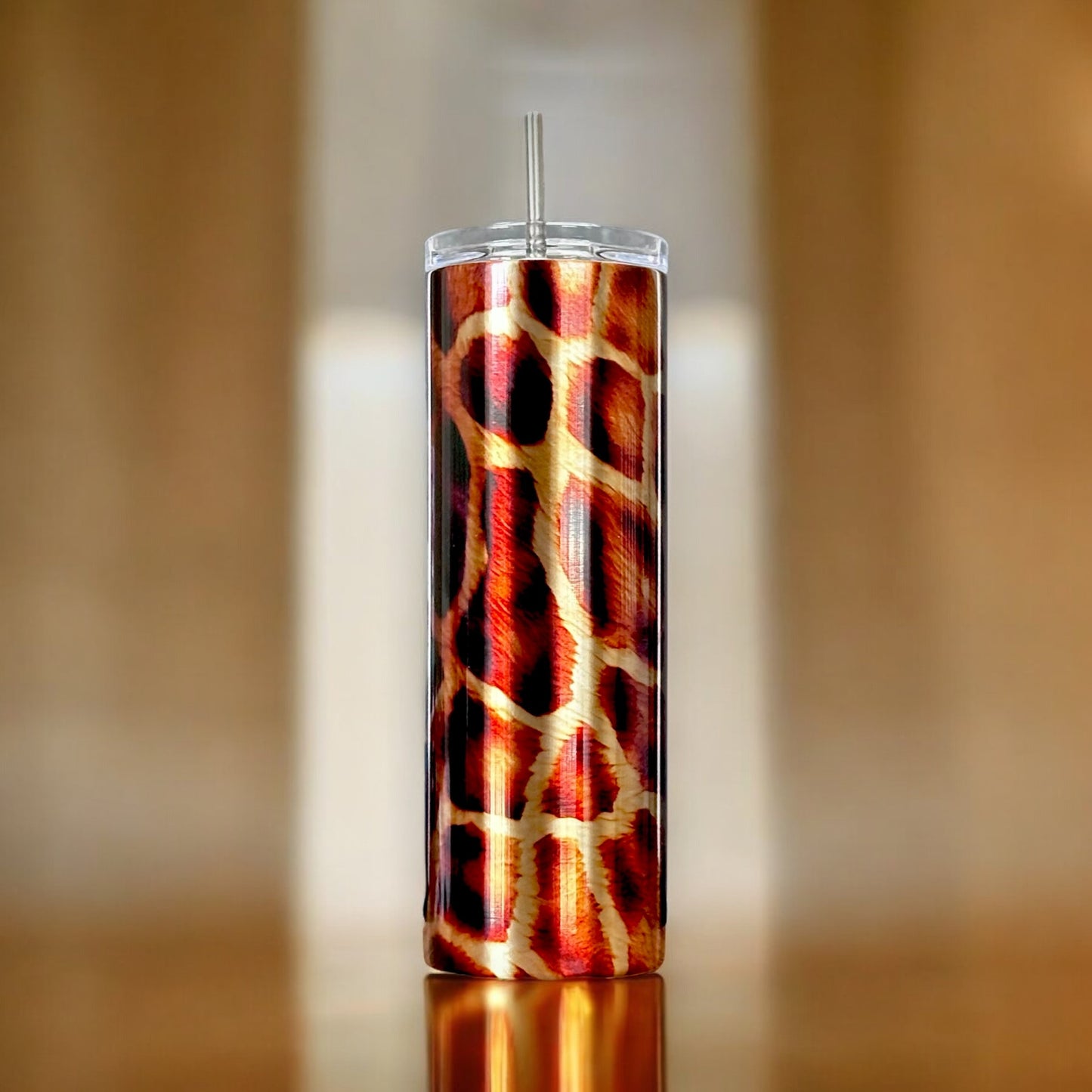 Giraffe Print Tumbler