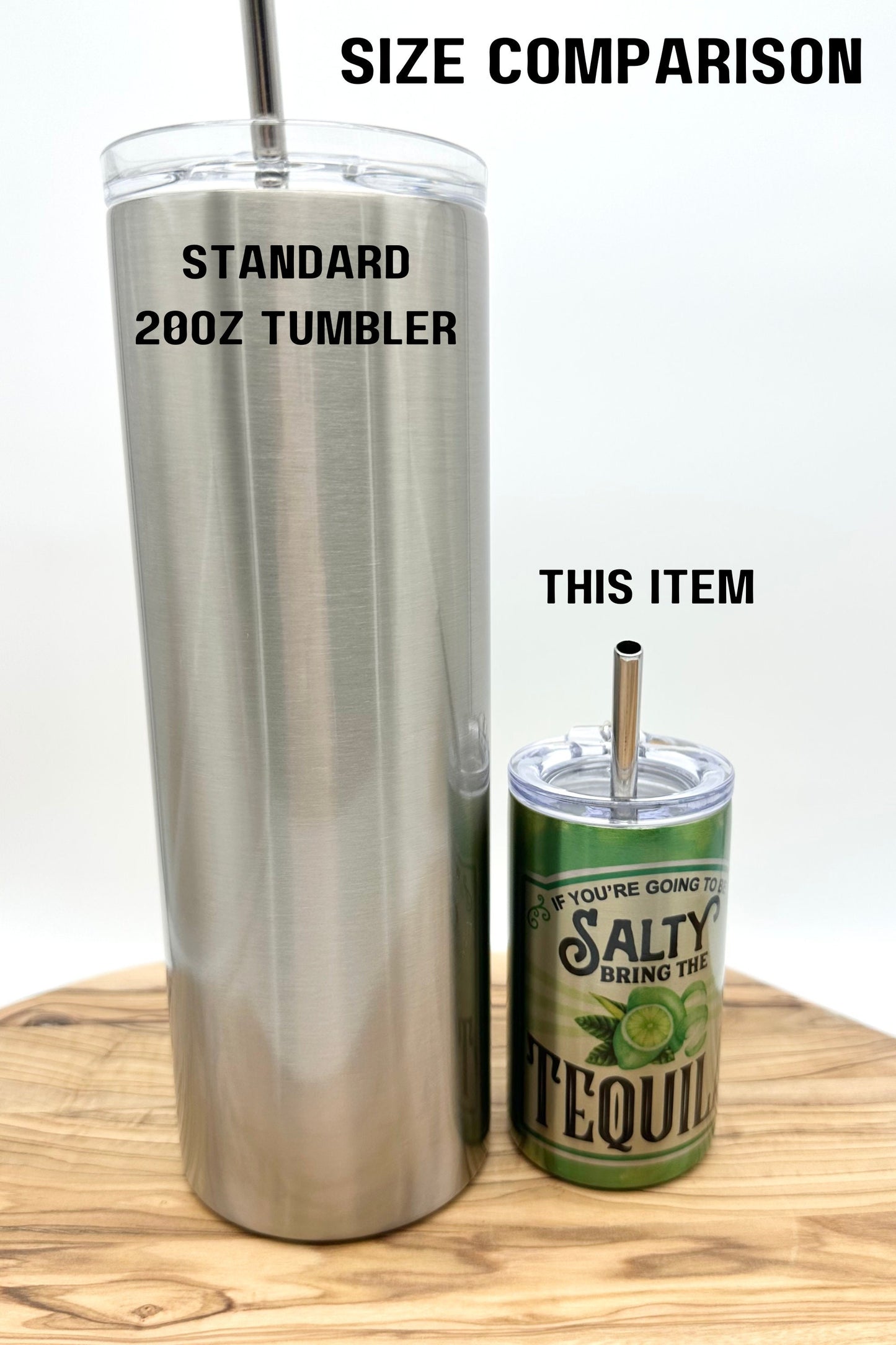 3oz Insulated Shot Glass - Stainless SteelTumbler Keychain with Lid and Straw