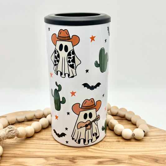 4 in 1 Halloween Insulated Can Cooler, Universal Stainless Steel