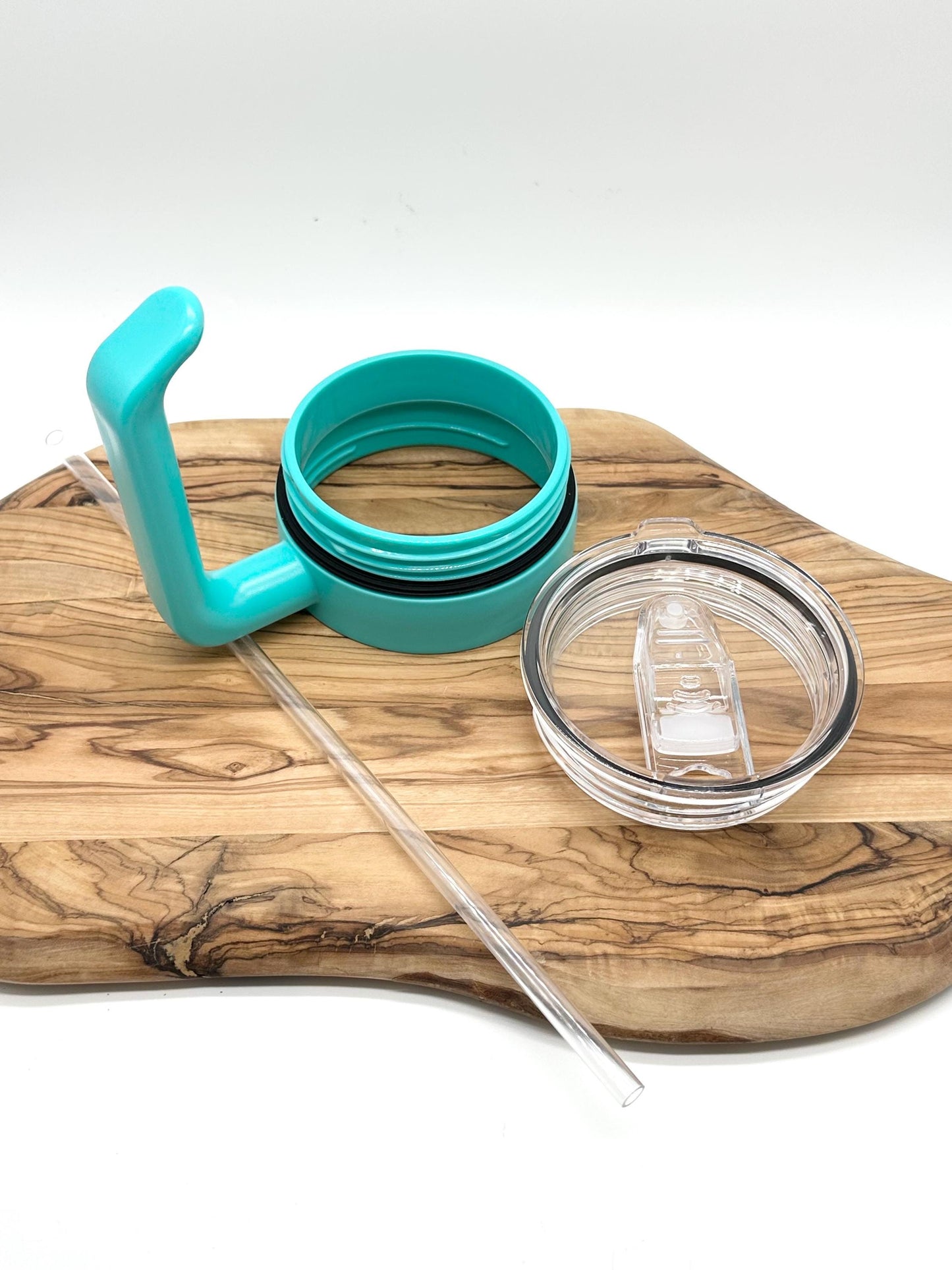 40oz Snowflake Tumbler with Lid and Straw