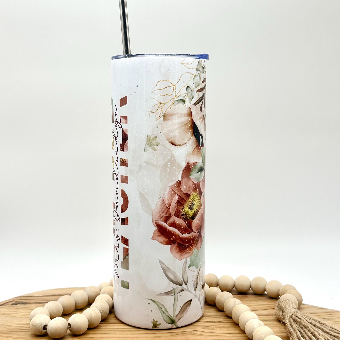 20oz Personalized Teacher Tumbler - Insulated Stainless Steel