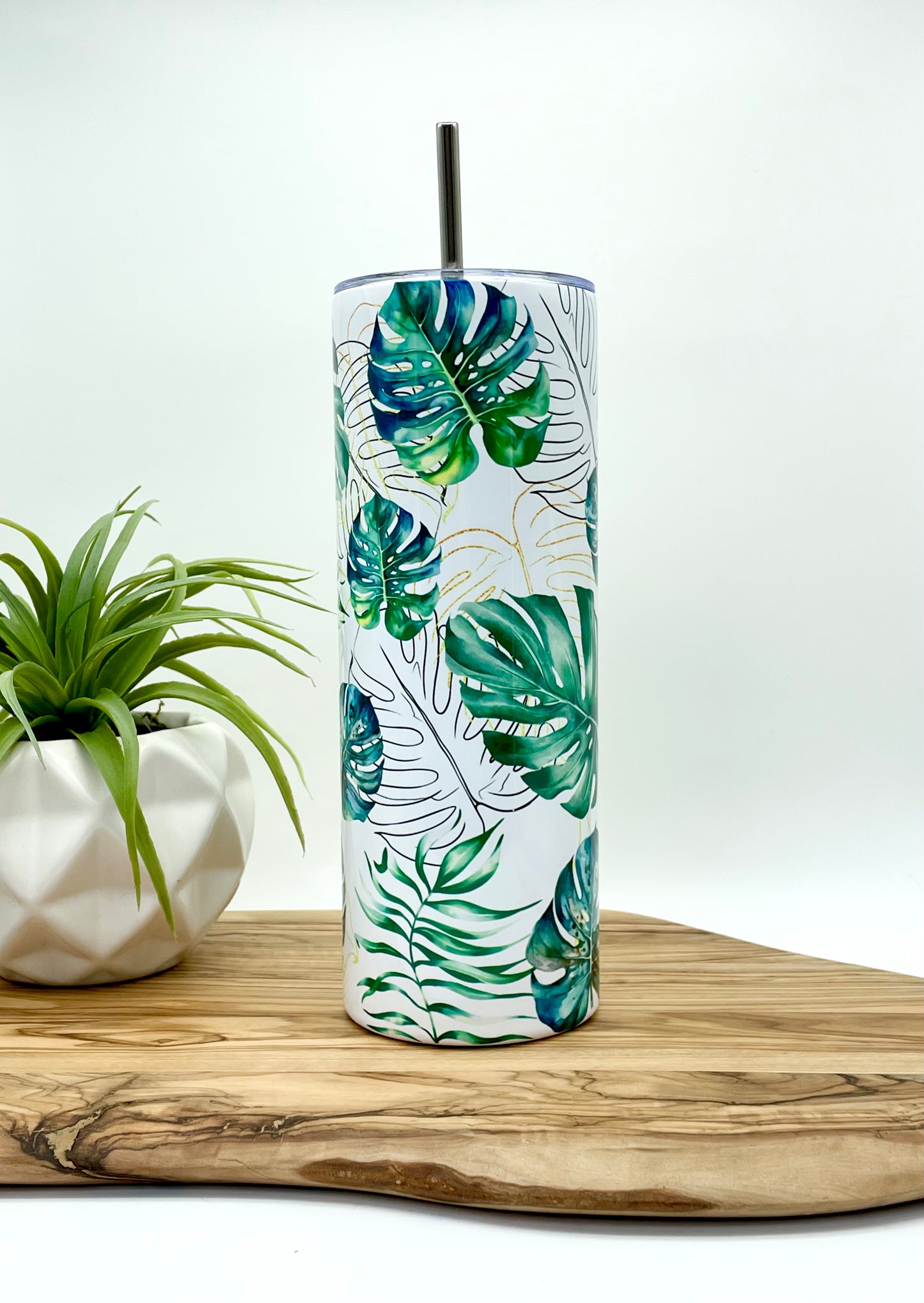 20oz Skinny Monstera Plant Tumbler