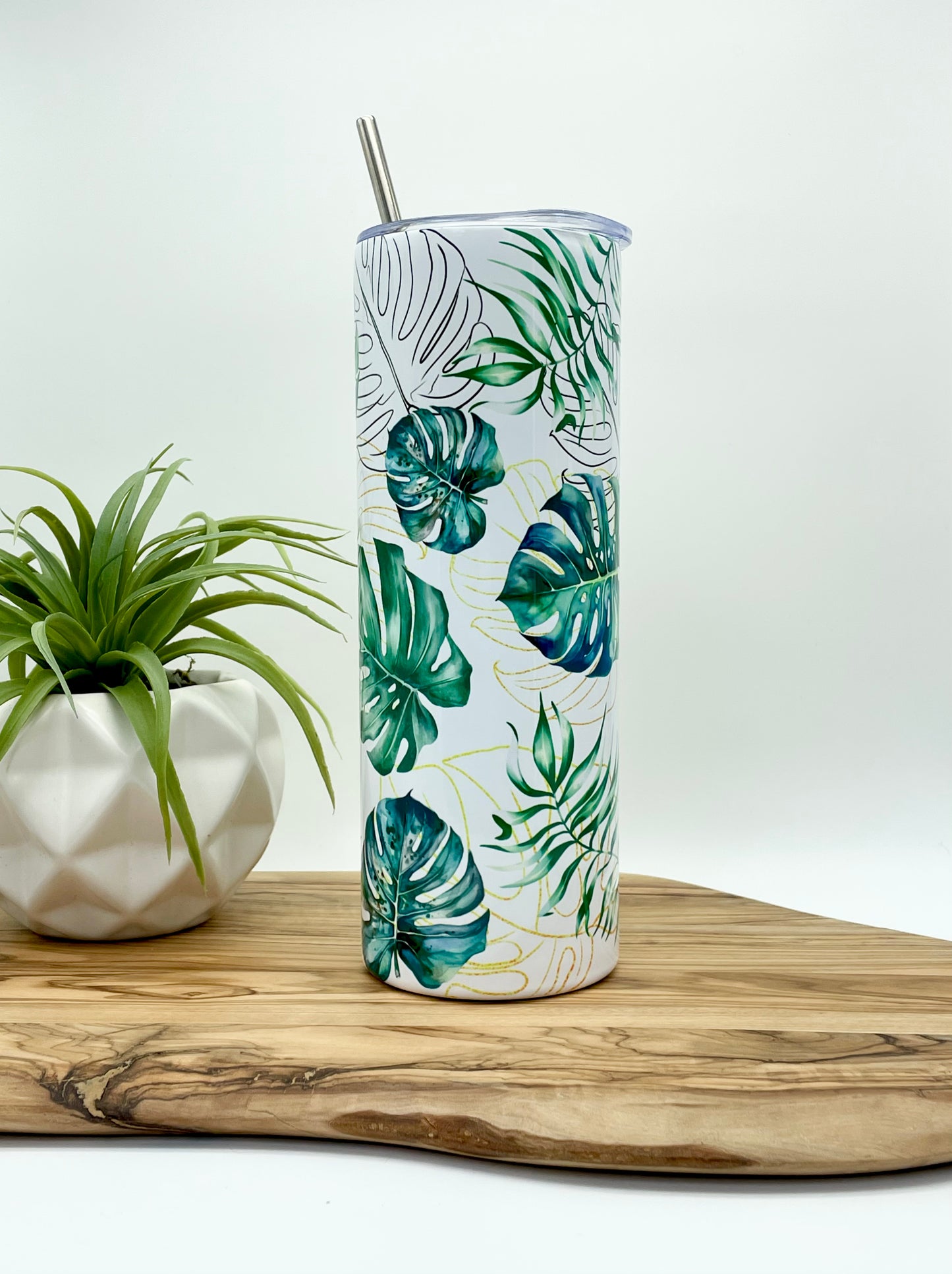 20oz Skinny Monstera Plant Tumbler