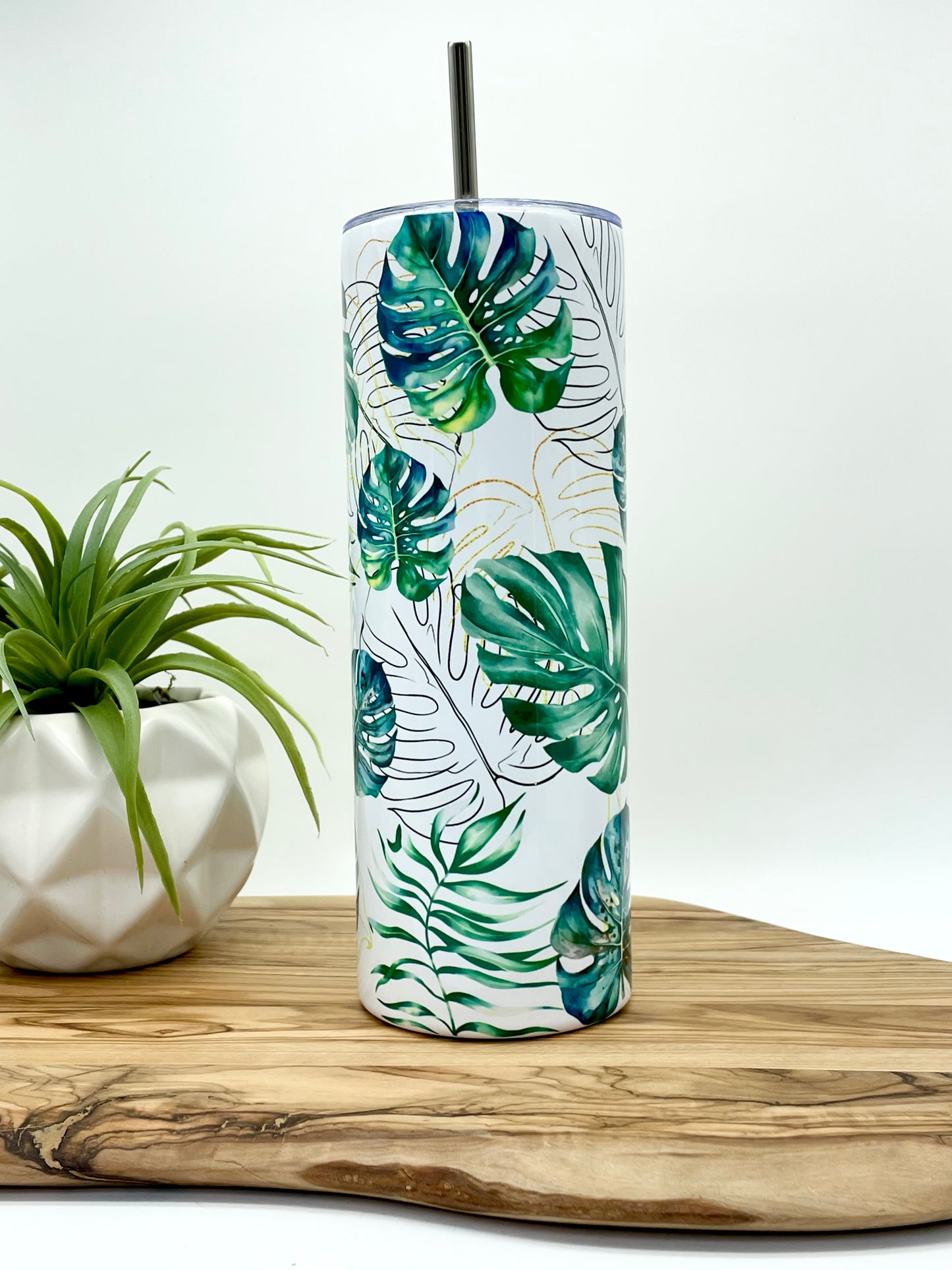 20oz Skinny Monstera Plant Tumbler