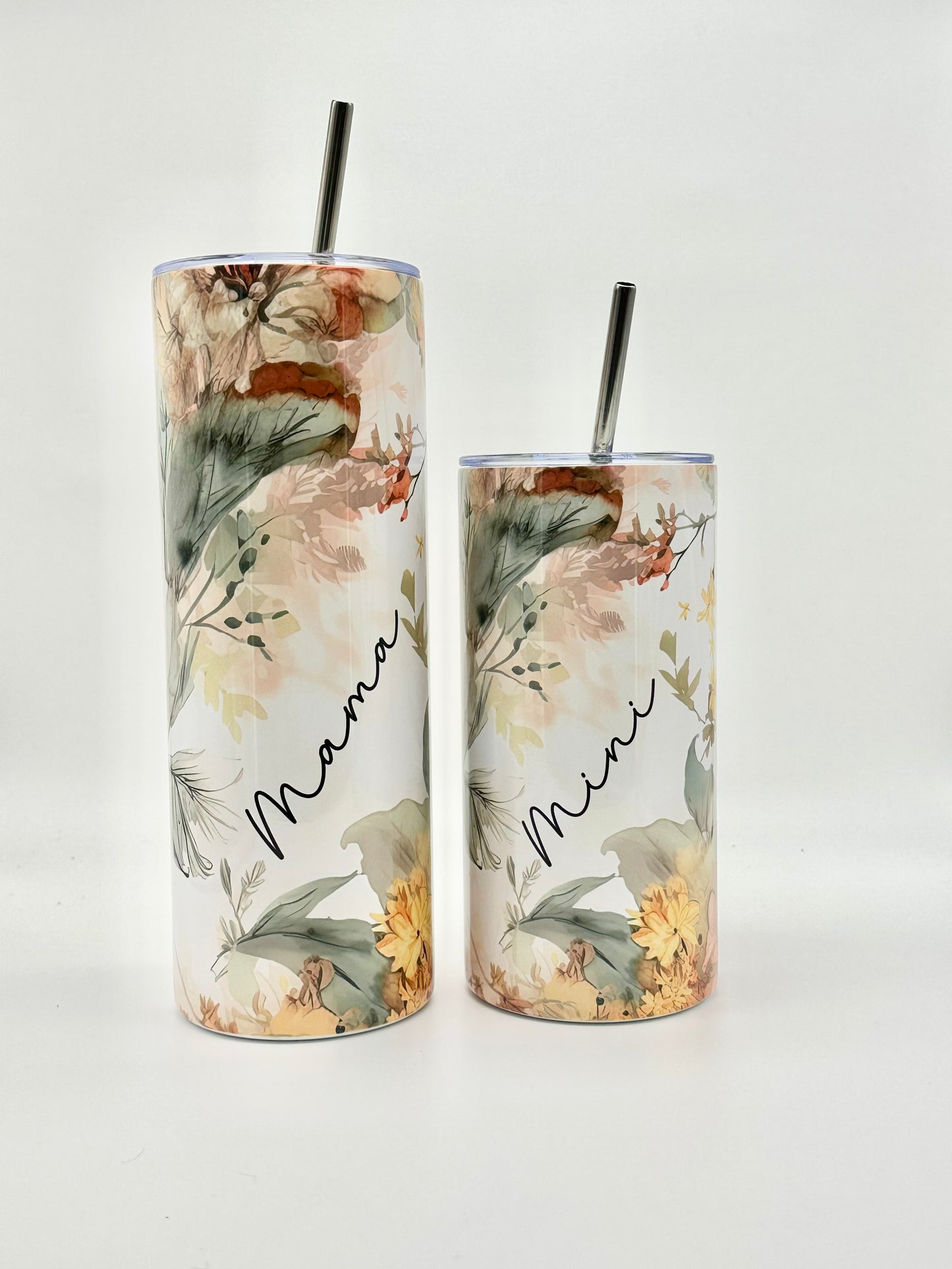 Matching Mother Daughter Tumbler Set