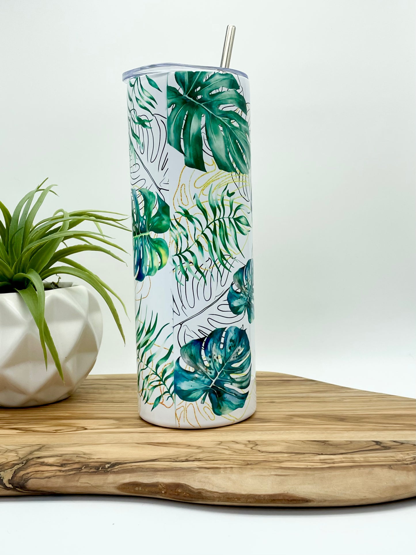 20oz Skinny Monstera Plant Tumbler