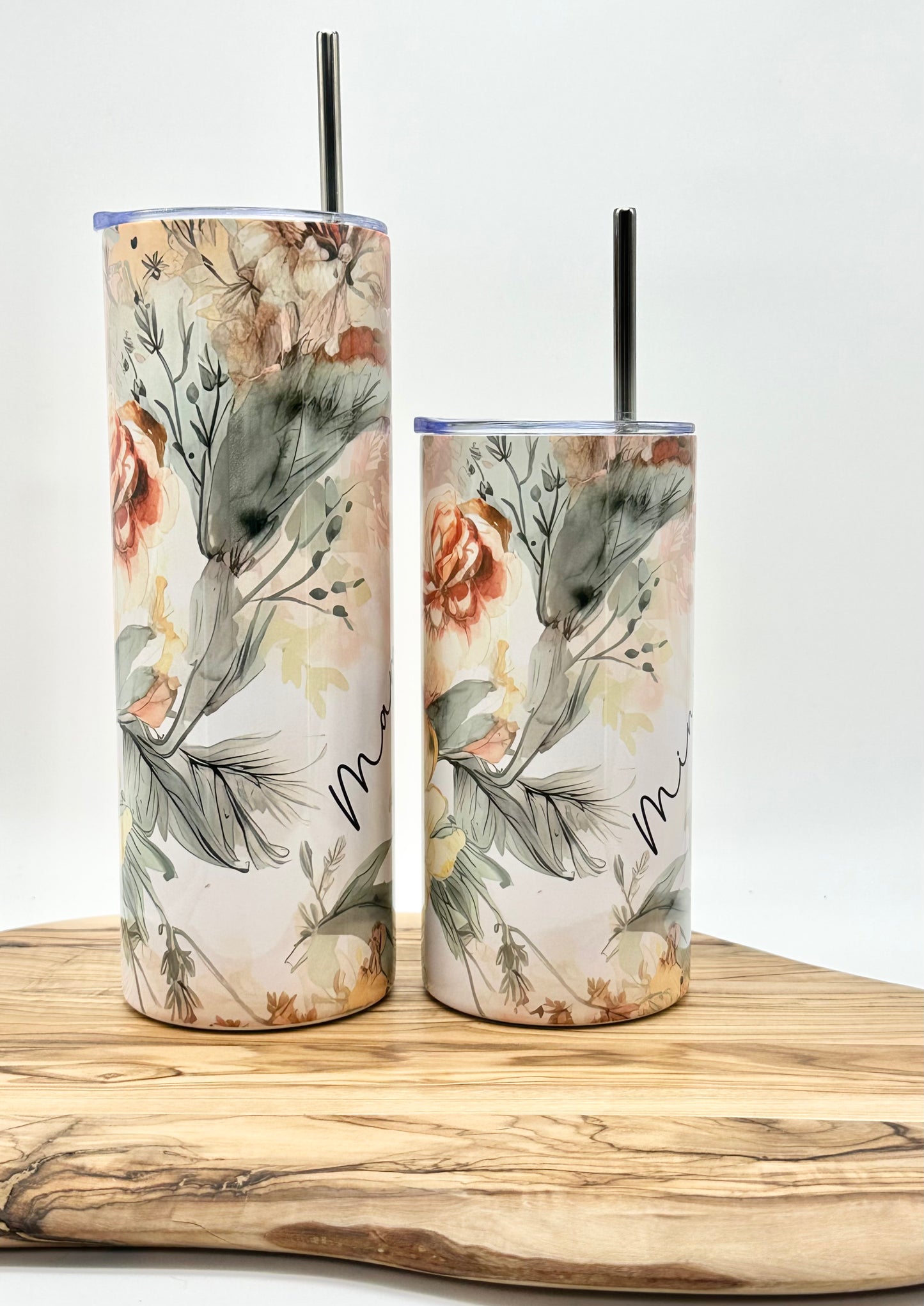 Matching Mother Daughter Tumbler Set