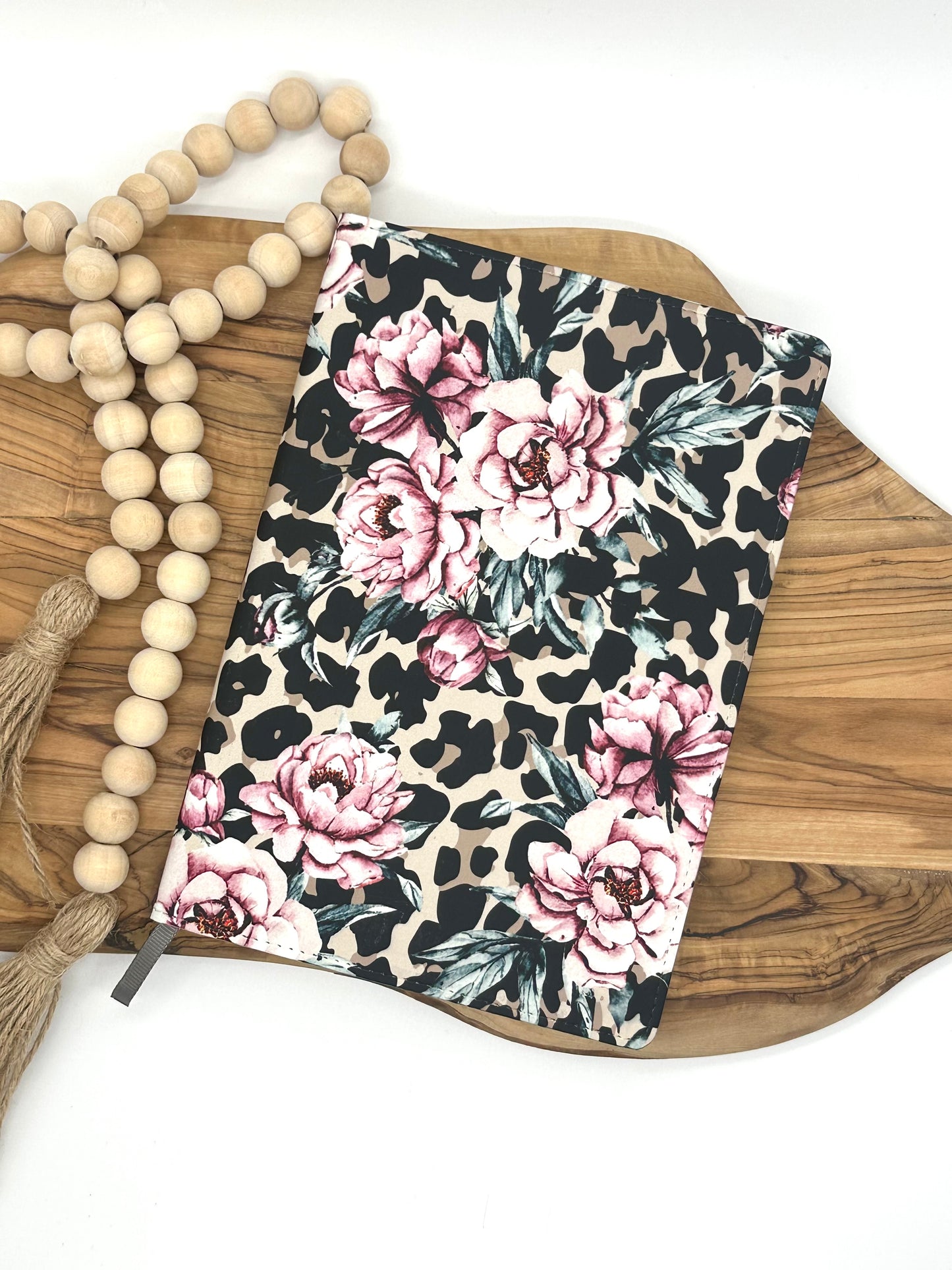 Peony Leopard Print Journal