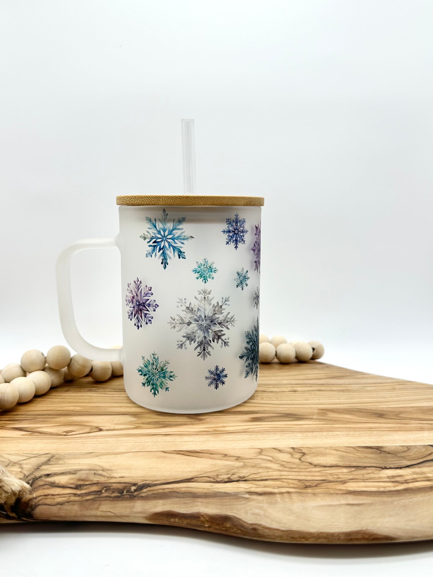 15oz Frosted Snowflake Mug