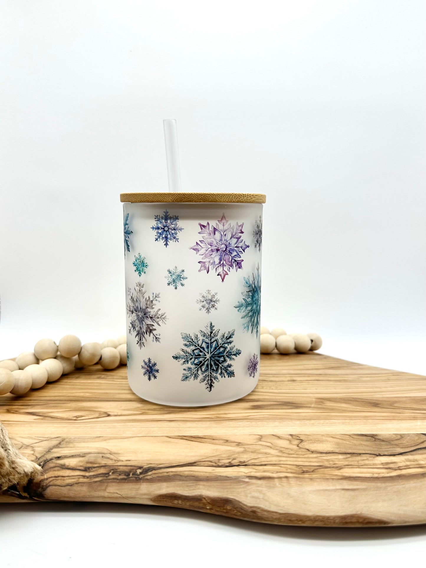 15oz Frosted Snowflake Mug