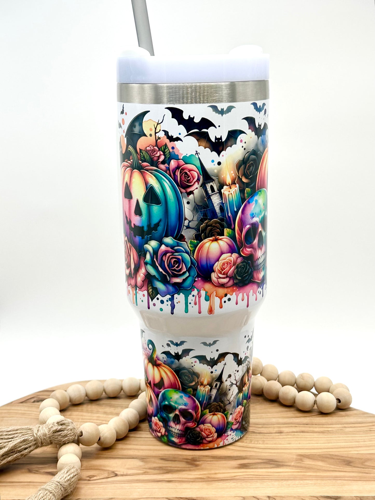 40oz Halloween Themed Tumbler