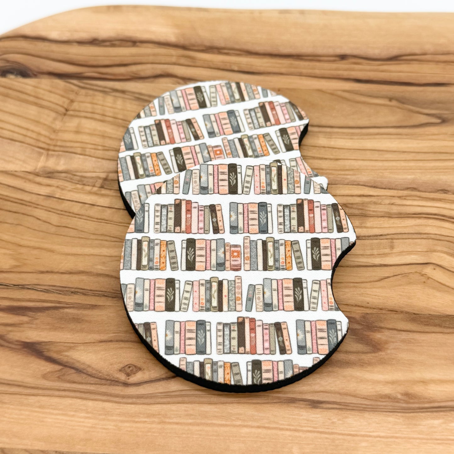 Book Lover Car Coasters