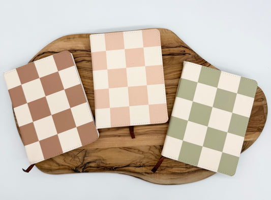 Checkered Mini Journal