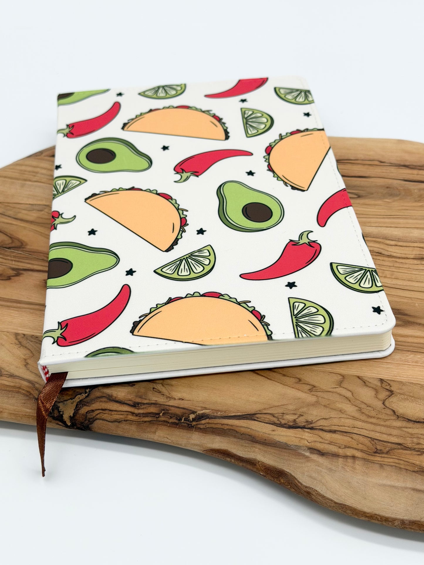 Taco and Avocado A5 Lined Journal