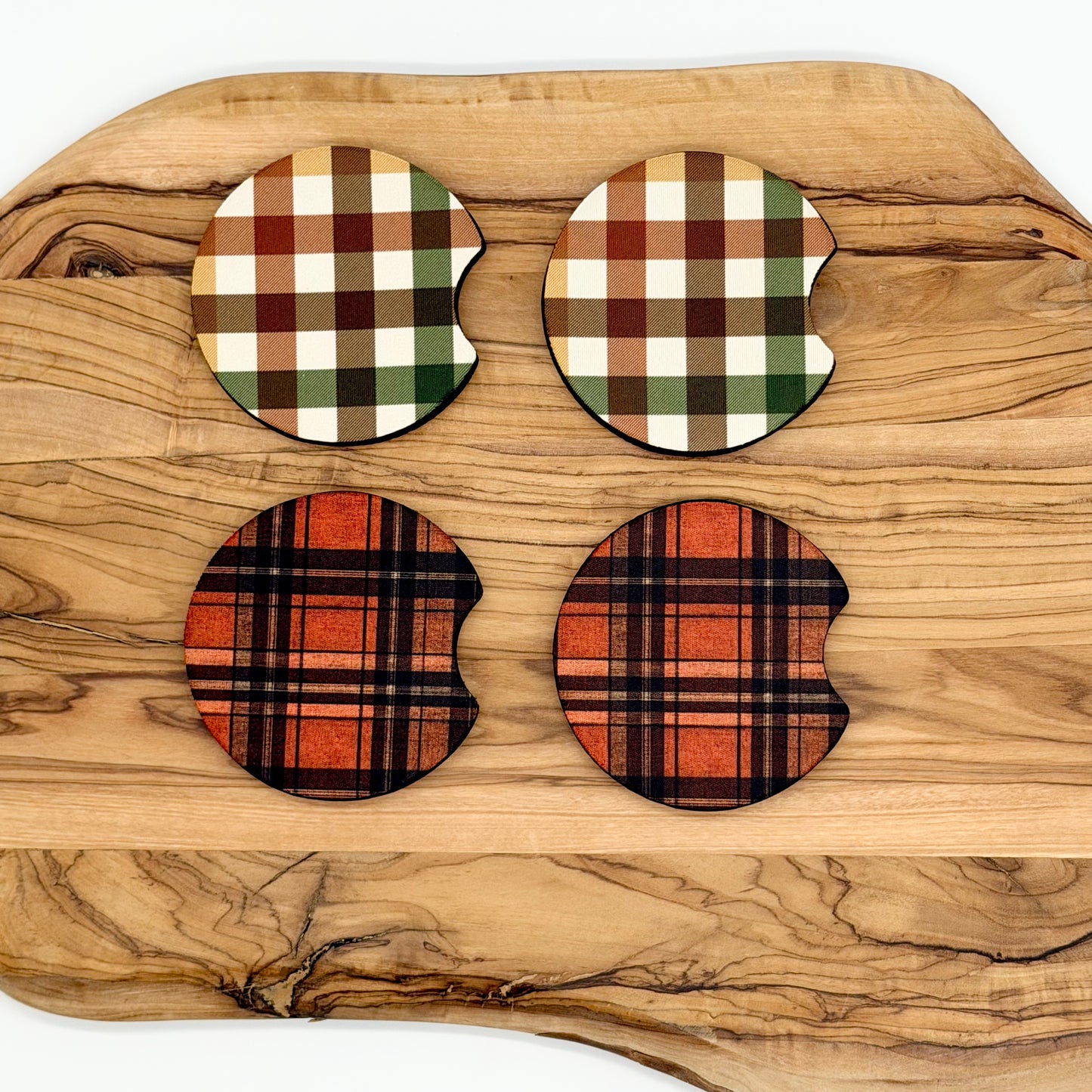 Flannel Car Coasters