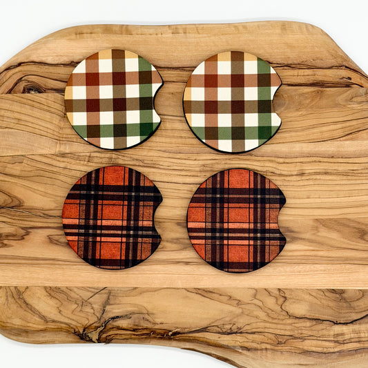 Flannel Car Coasters