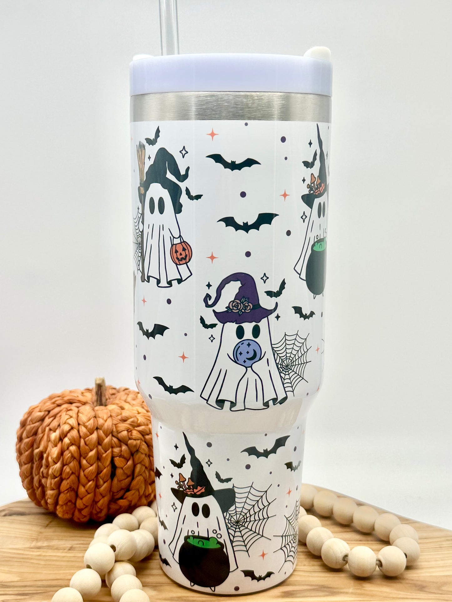 40oz Halloween Ghost Tumbler